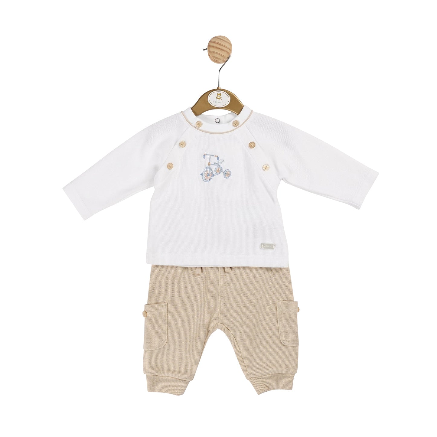 MB6019A | Top & Trouser - Beige - In stock