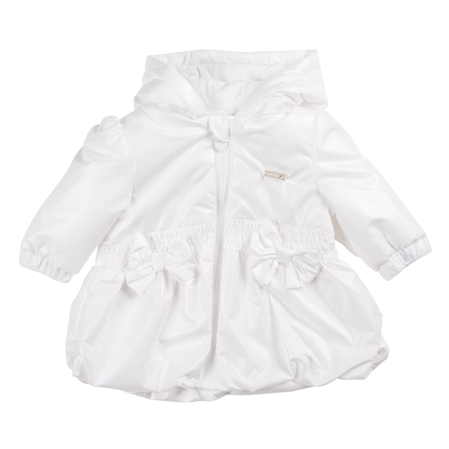 MB6232B| Girls Coat-White-In Stock