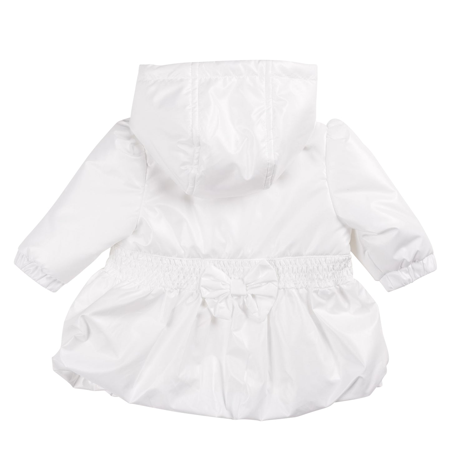 MB6232B| Girls Coat-White-In Stock
