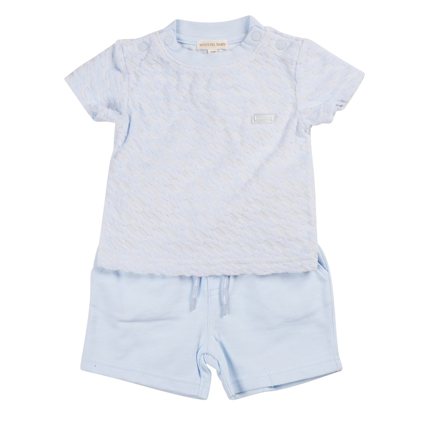 MB6301A | T-Shirt & Short-Blue-In Stock