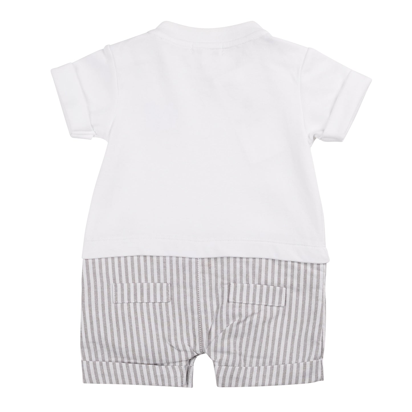 MB6312C | Romper-White/Sage-In Stock