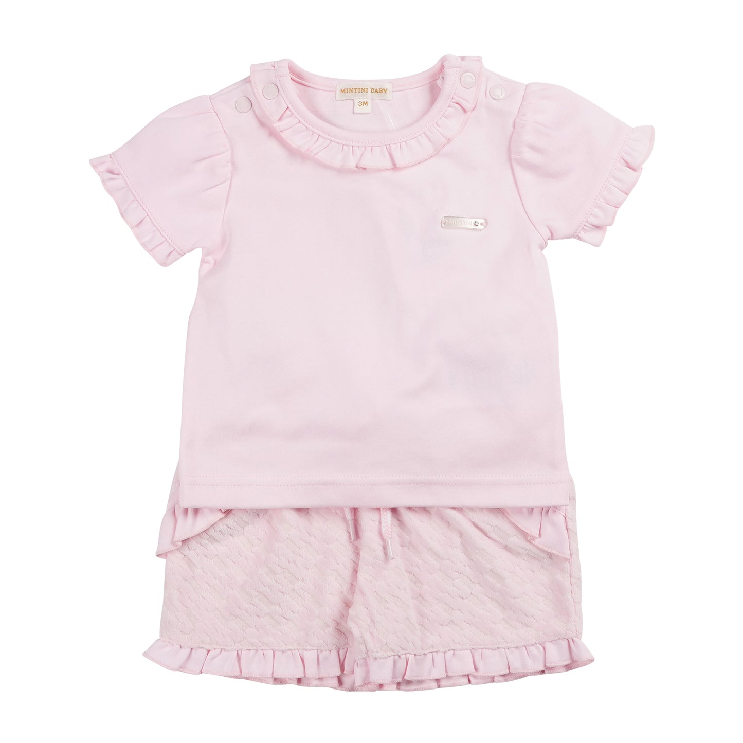 MB6343A | Top & Short-Pink-In Stock