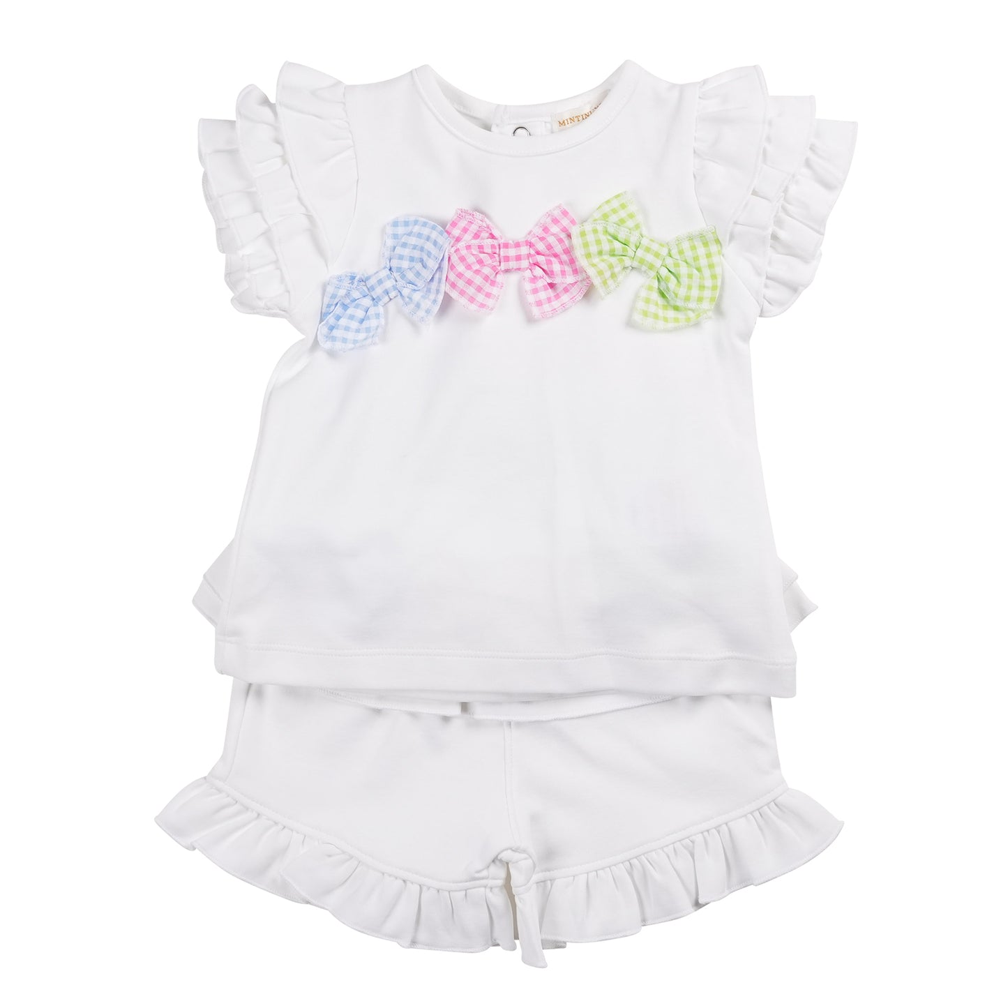 MB6417B | T-Shirt & Short-White-In Stock