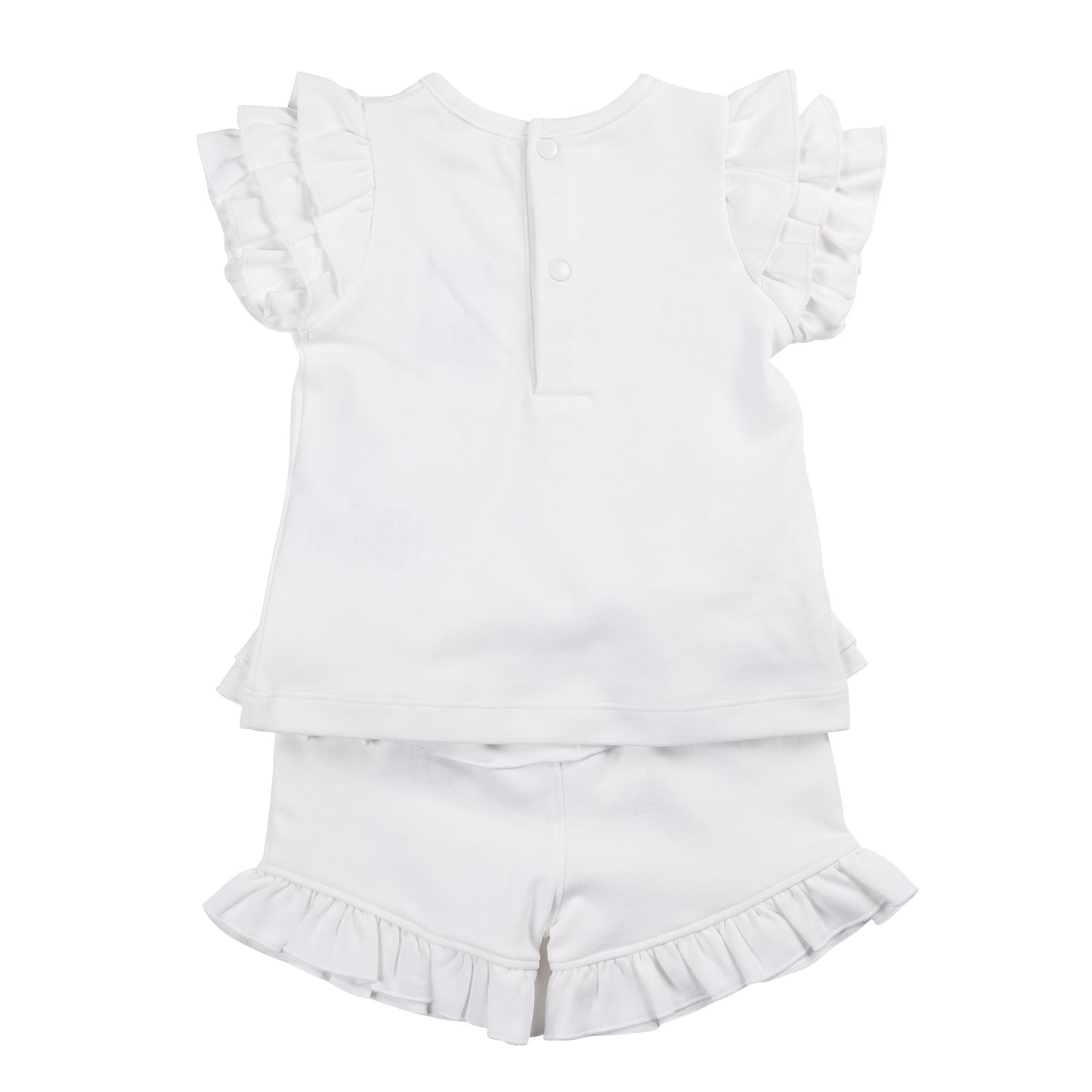 MB6417B | T-Shirt & Short-White-In Stock