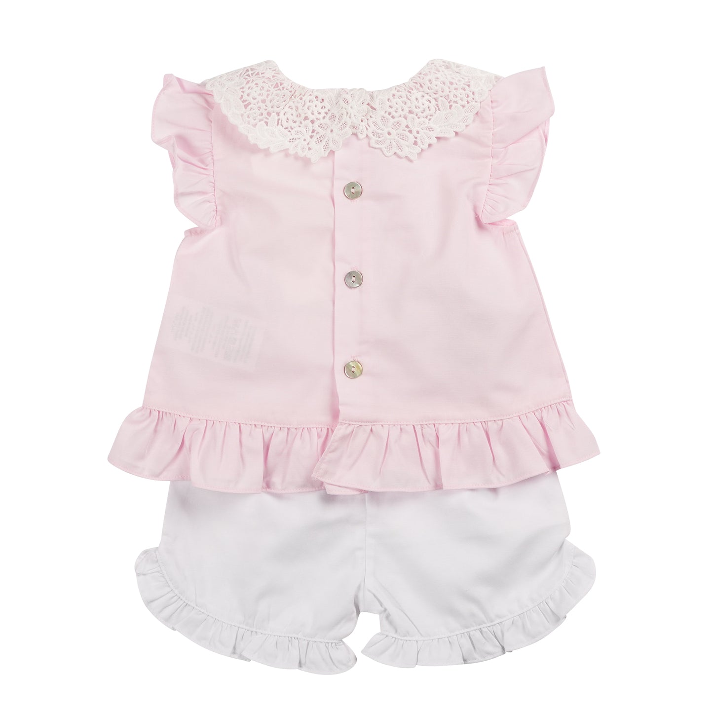 MB6426 | Top & Short-Pink/White-In Stock