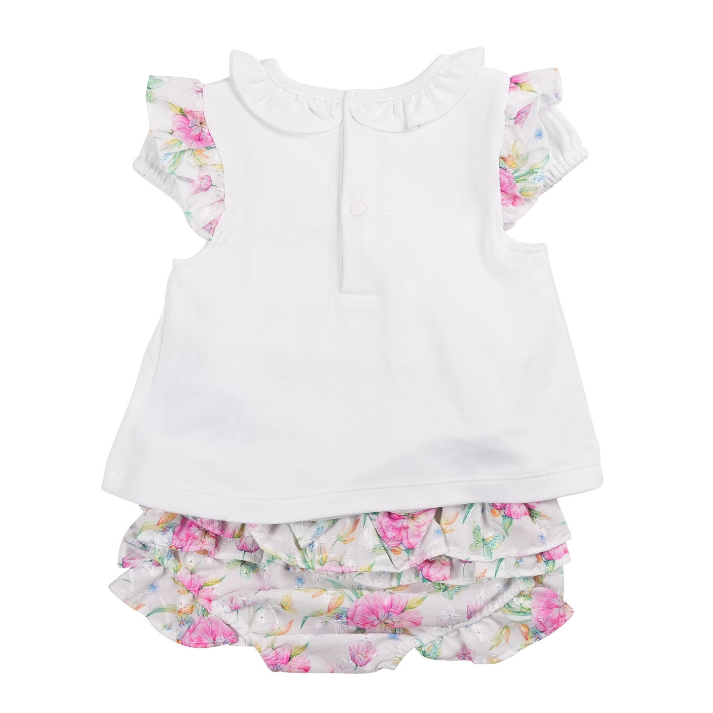 MB6464A | Top & Jam Pant-White/Floral-In Stock