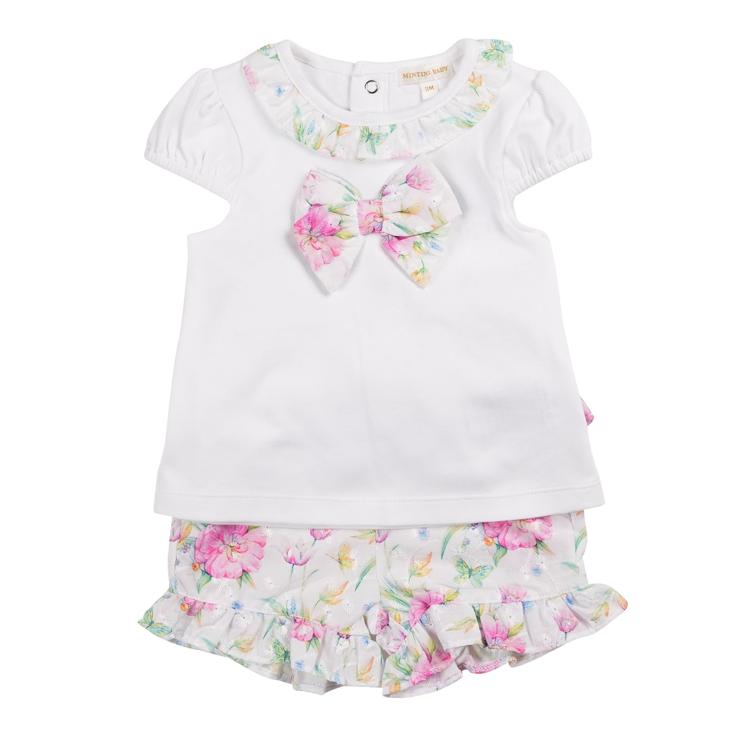 MB6466A | Top & Short-Floral-In Stock