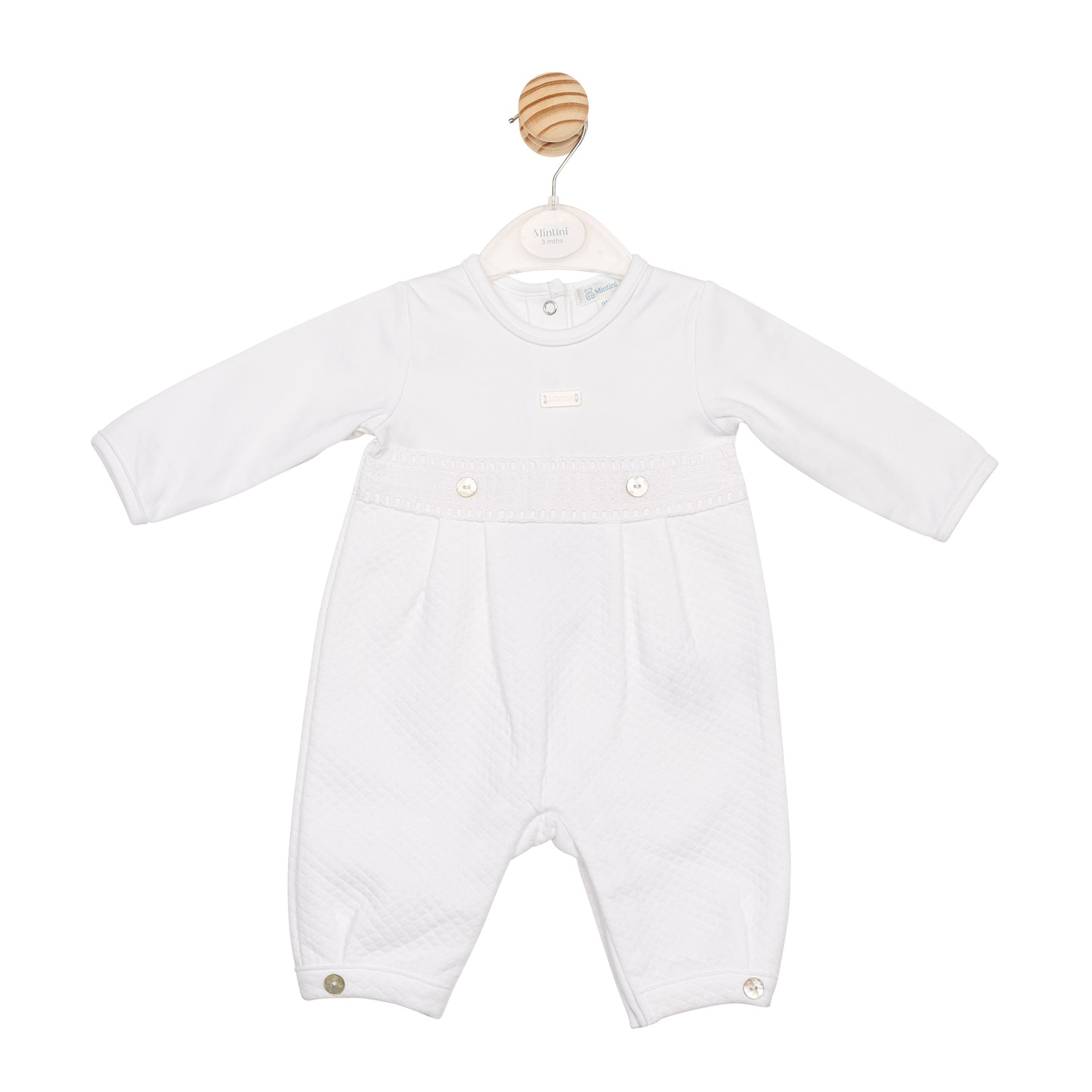 MB6541 | Romper-White - In Stock