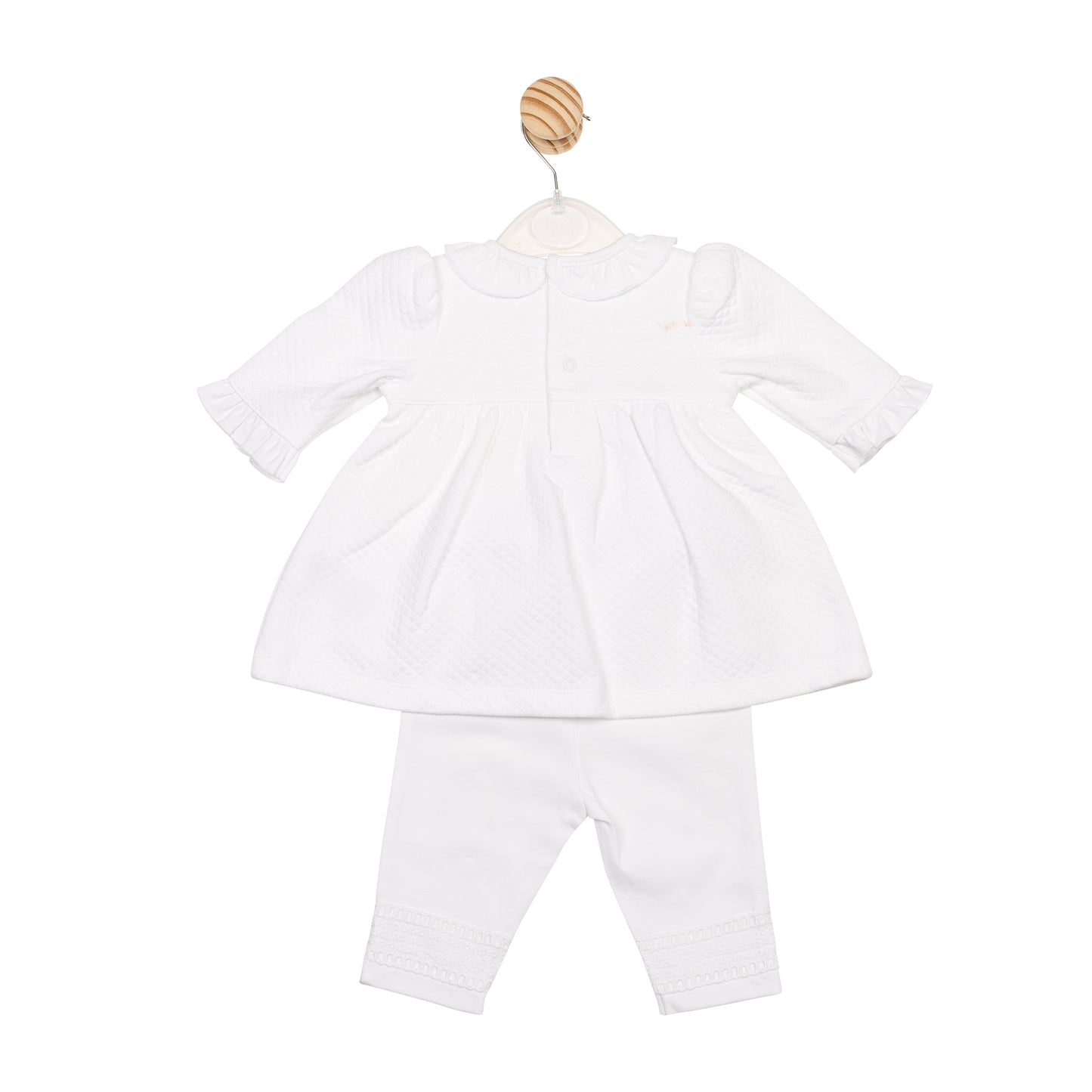 MB6545 | Dress & Legging Set- White- In Stock