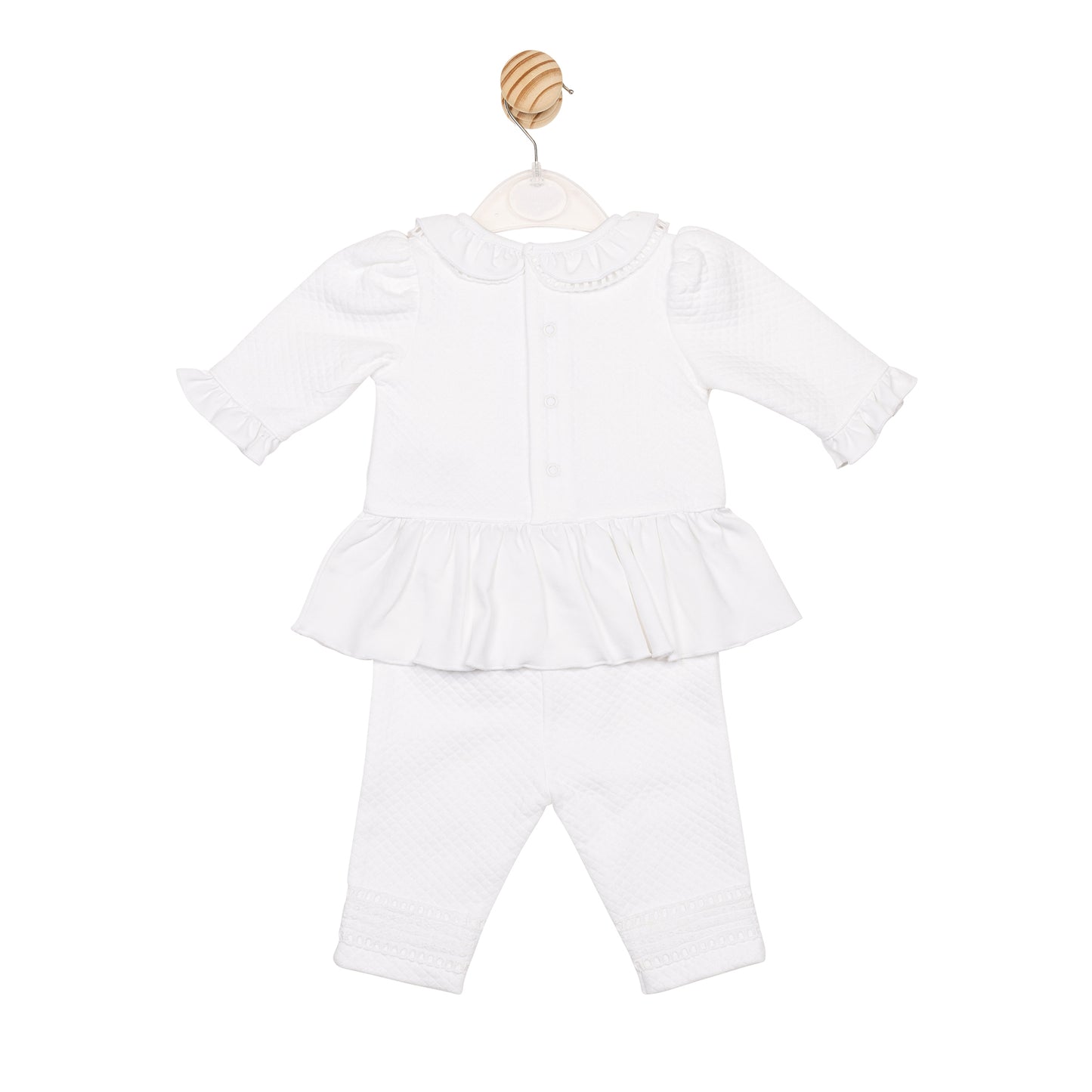 MB6546 | Tunic & Legging Set- White- In Stock