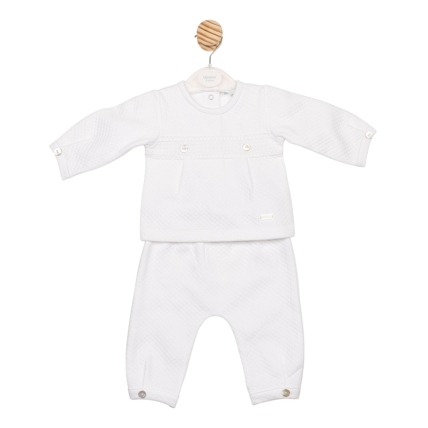 MB6548 | Top & Trouser- White- Preorder