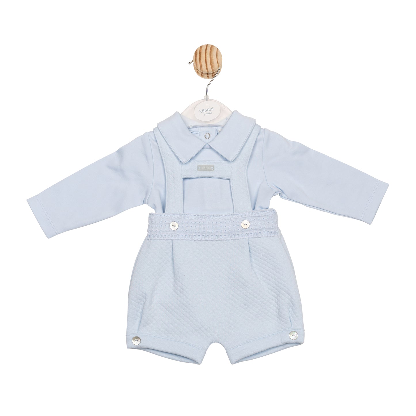 MB6552 | Body & Romper Dungaree- Blue- In Stock