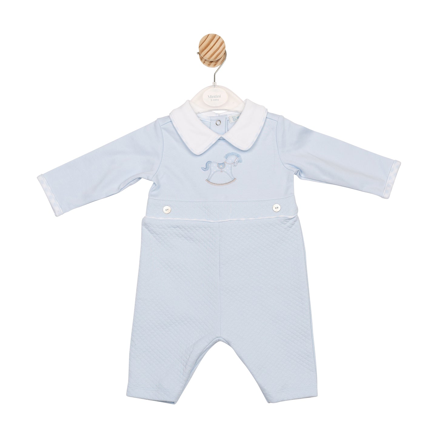 MB6557 | Romper- Blue- In Stock