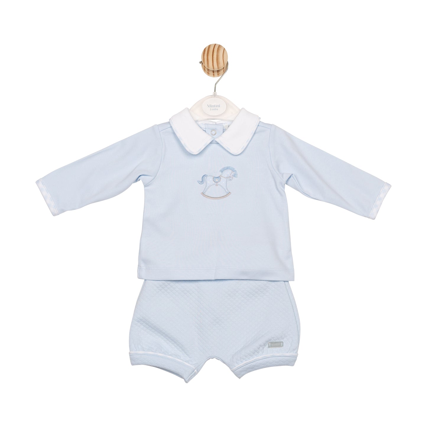 MB6560 | Top & Bloomer Short- Blue- In Stock