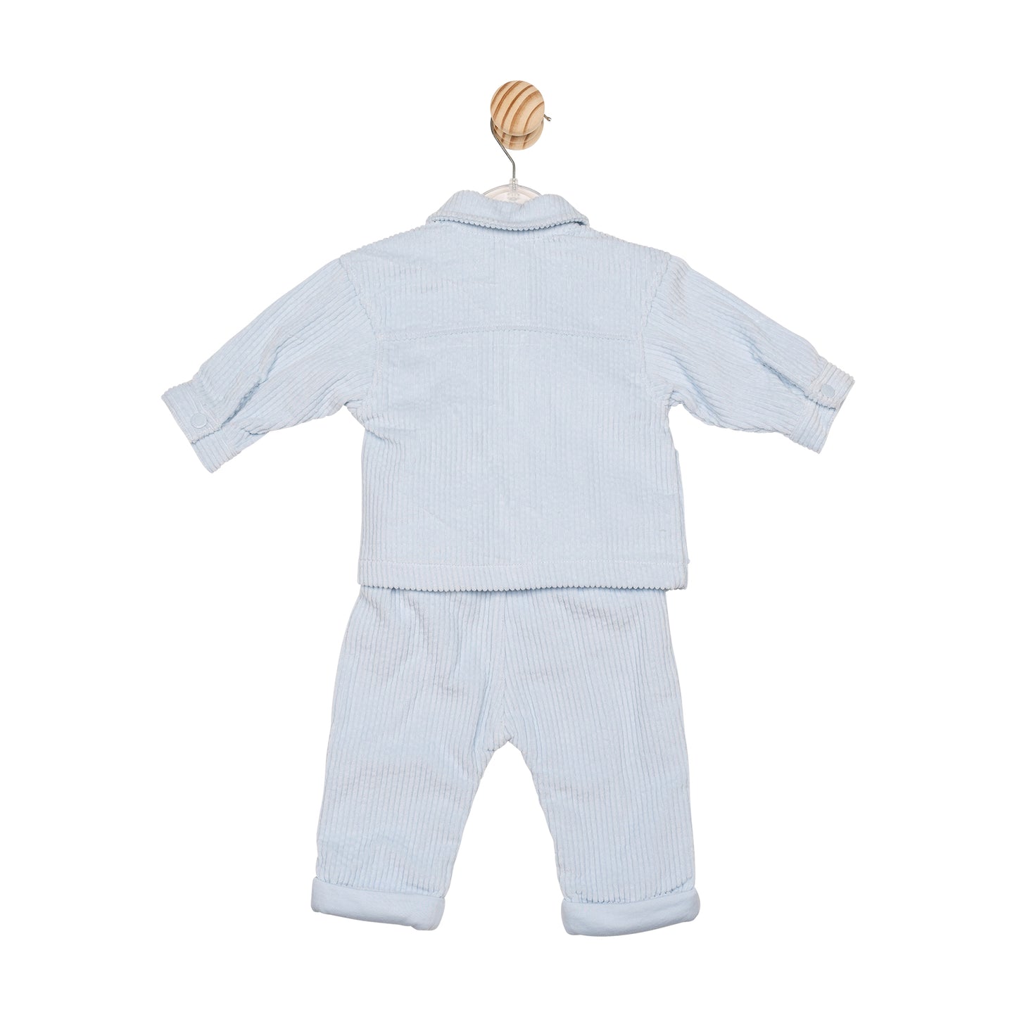 MB6566 | Top, Trouser & Shirt - White/ Blue- Preorder