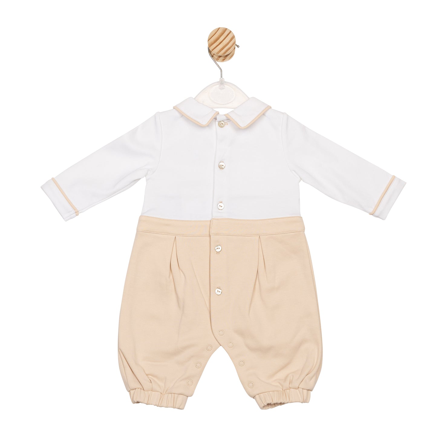MB6581 | Romper- Beige- In Stock
