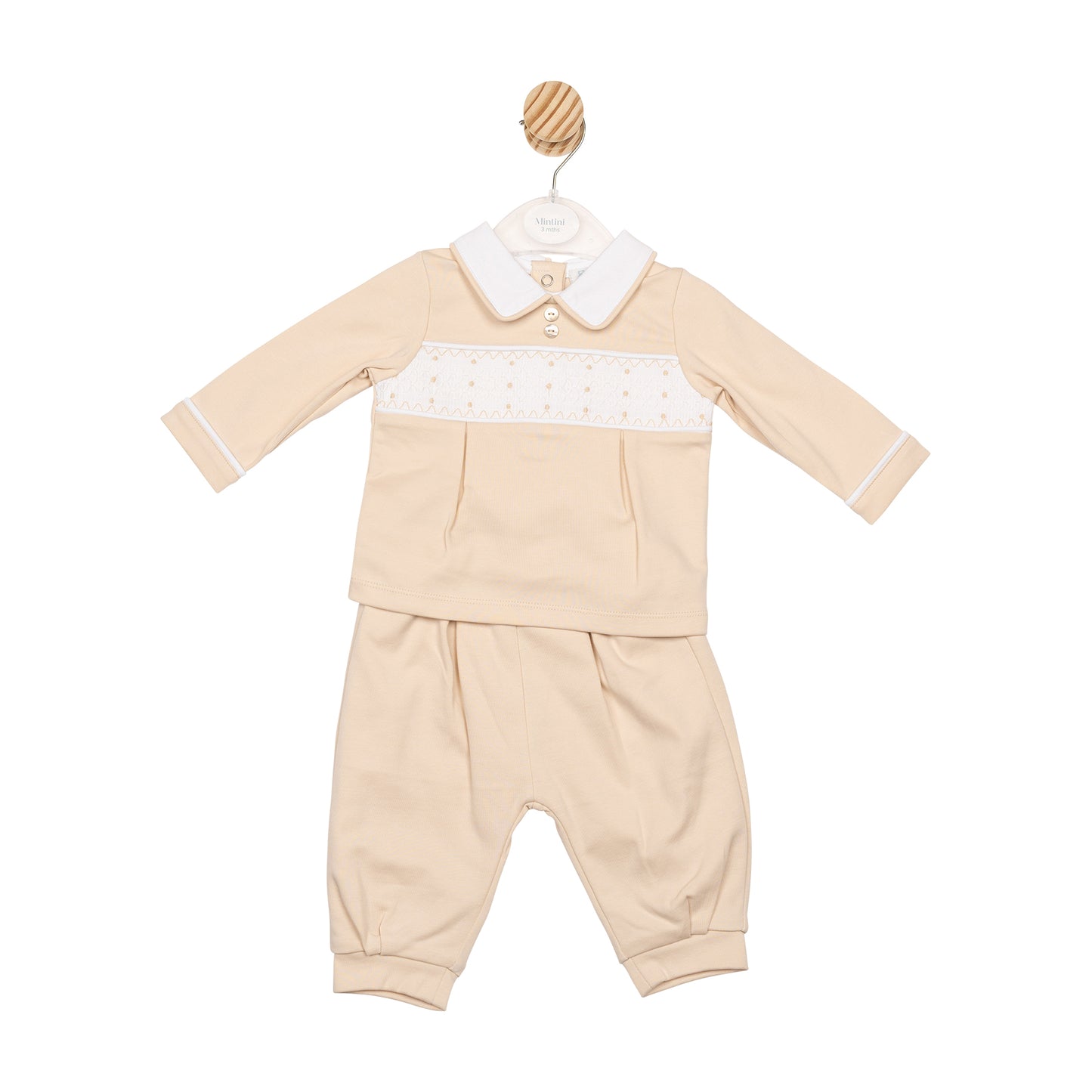 MB6584A | Top & Trouser- Beige- In Stock