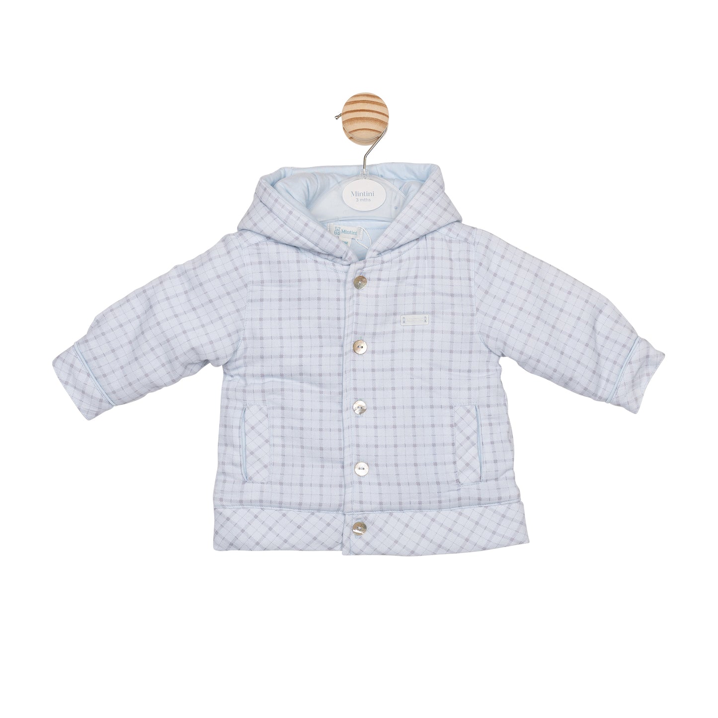 MB6594B | Jacket- Blue Check- In Stock
