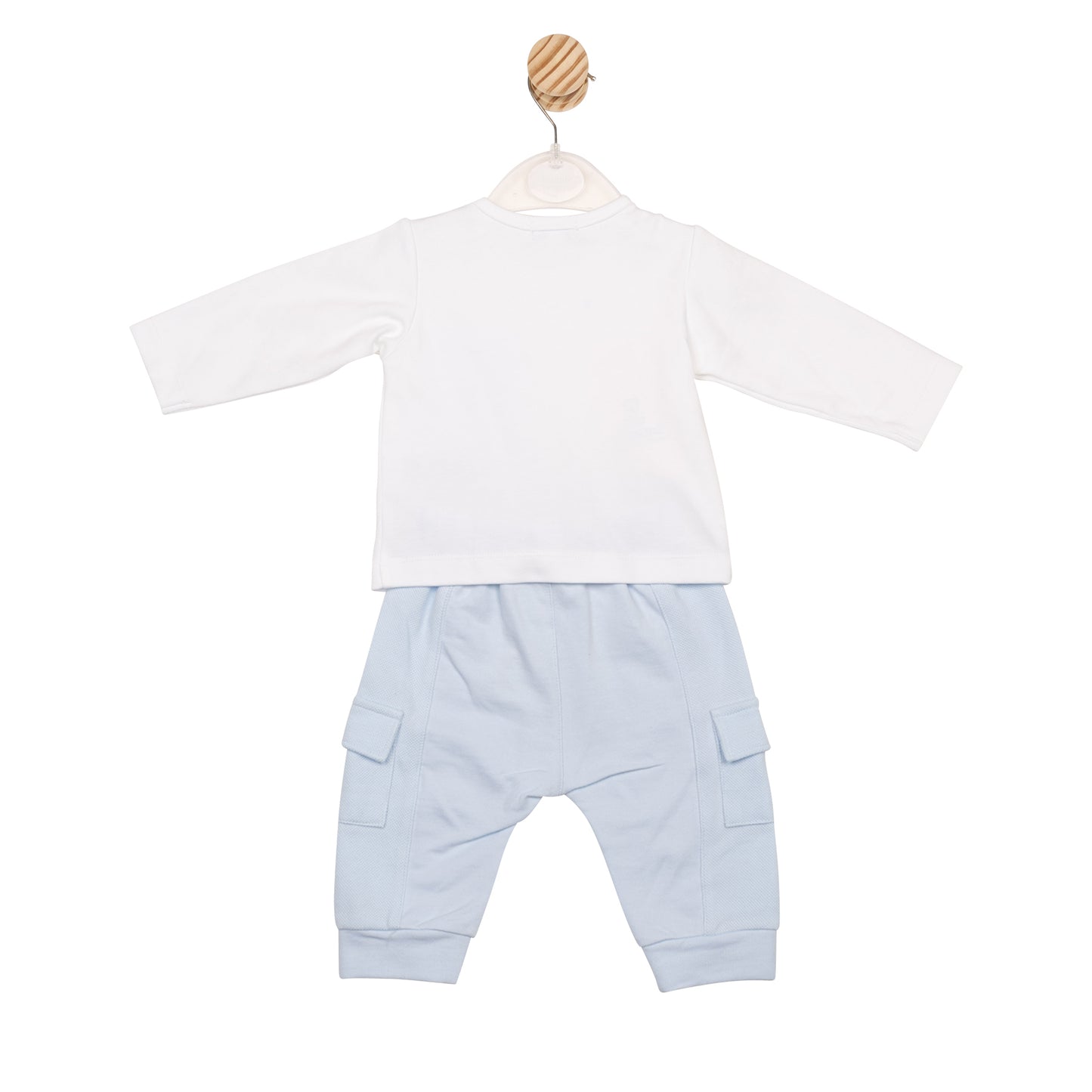 MB6601 | Top & Jogpant - Blue/White - Pre-Order