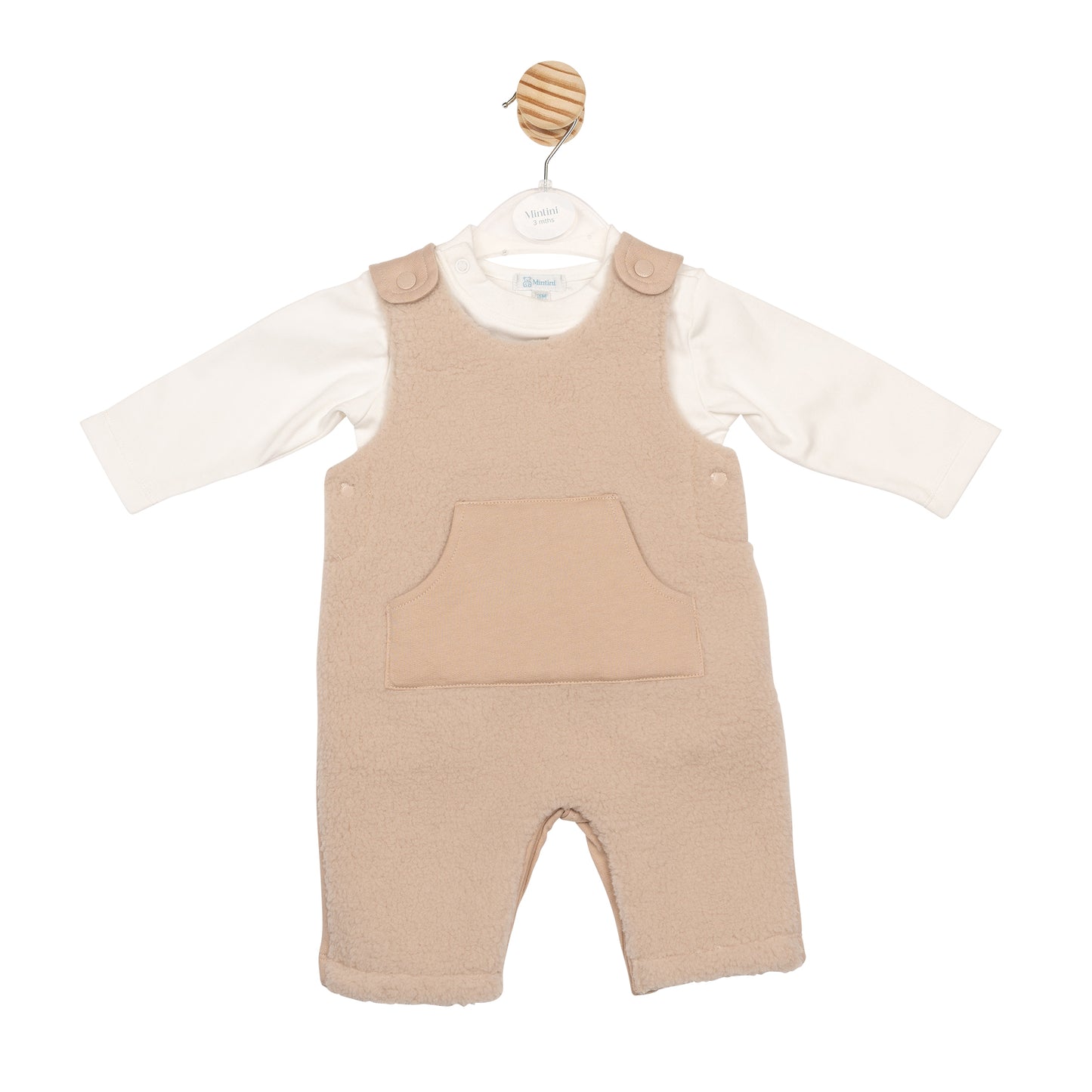 MB6621 | Top & Dungaree - Ivory/Beige - Pre-Order