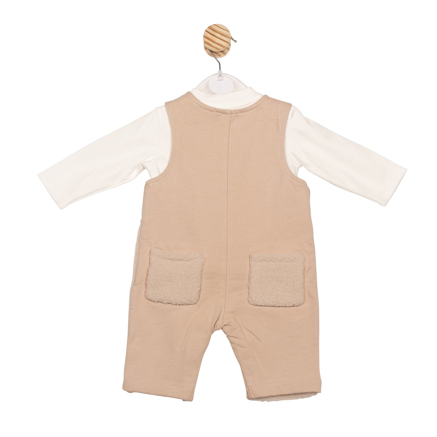 MB6621 | Top & Dungaree - Ivory/Beige - Pre-Order