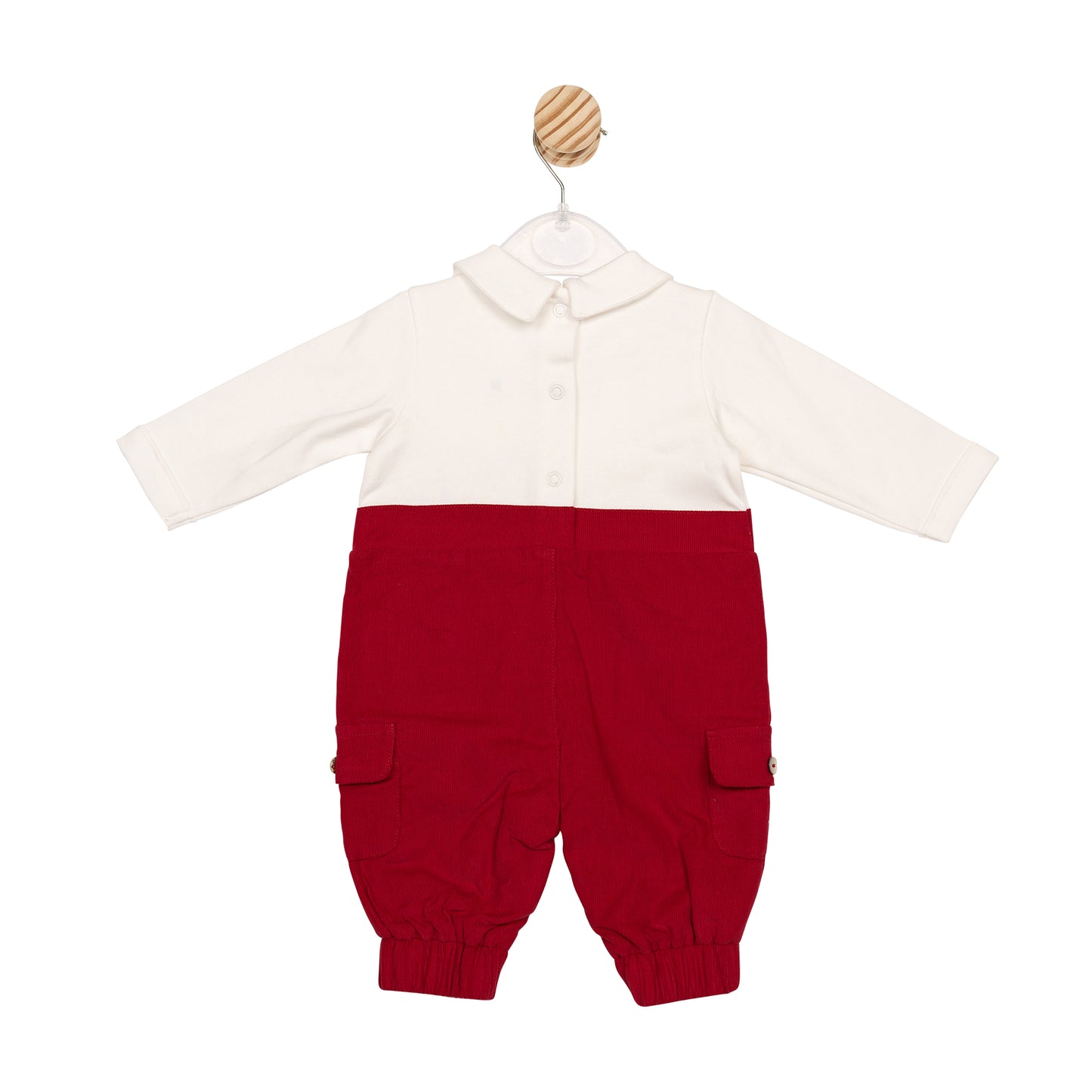 MB6627 | Romper- Ivory/ red- Preorder