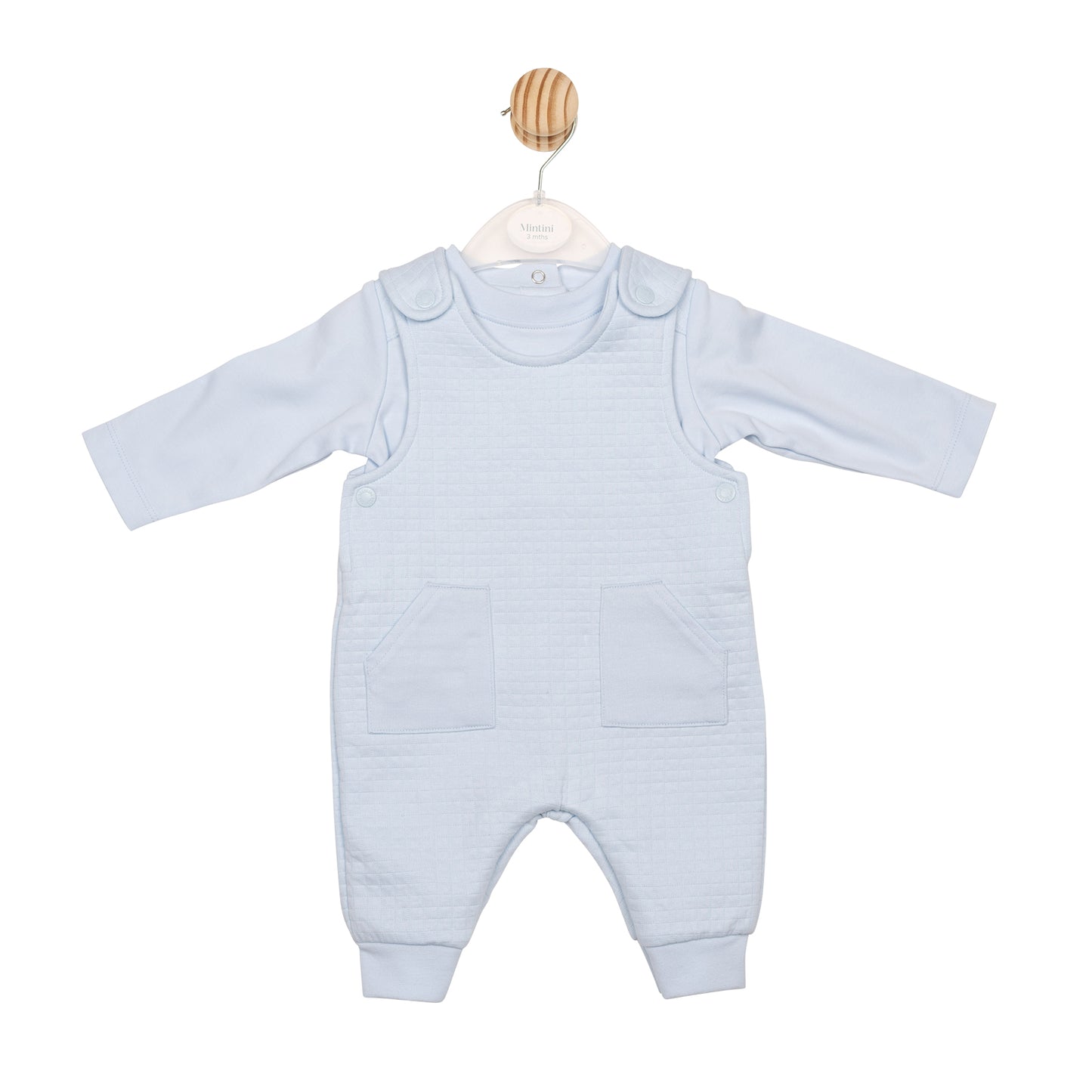 MB6633 | Top & Dungaree- Blue- Preorder