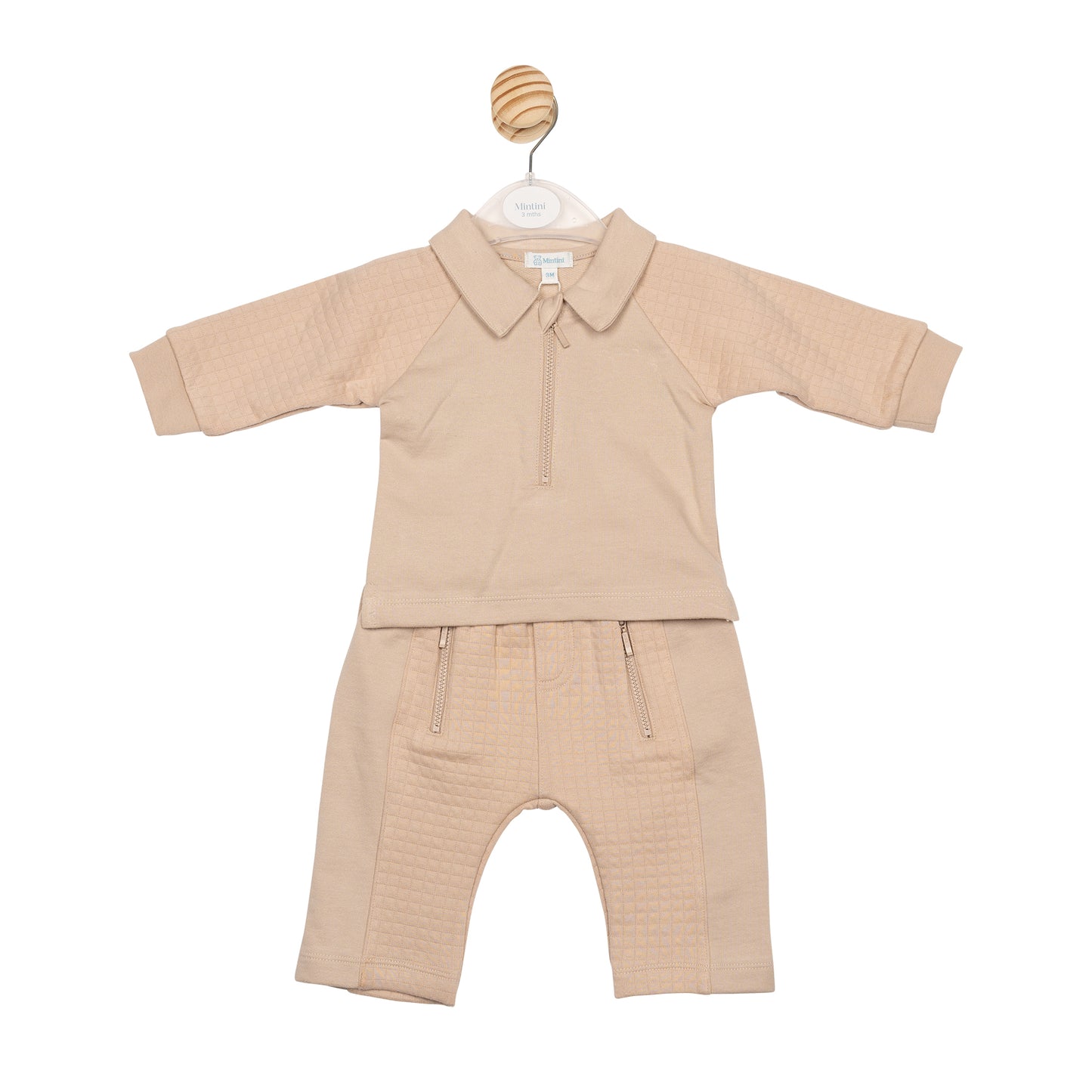 MB6642A | Top & Trouser - Beige - Pre-order