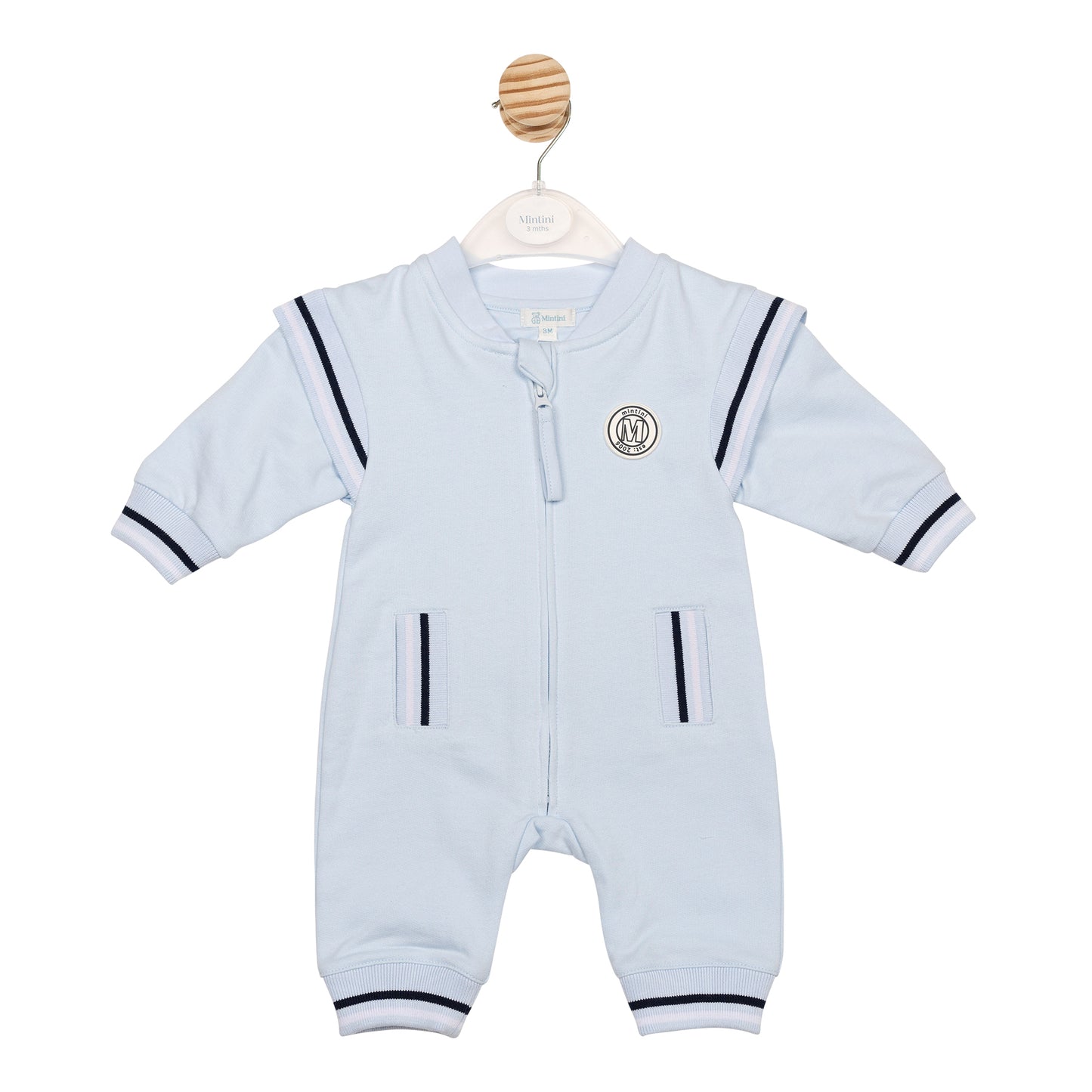 MB6652 | Romper - Blue/White/Navy - Pre-order