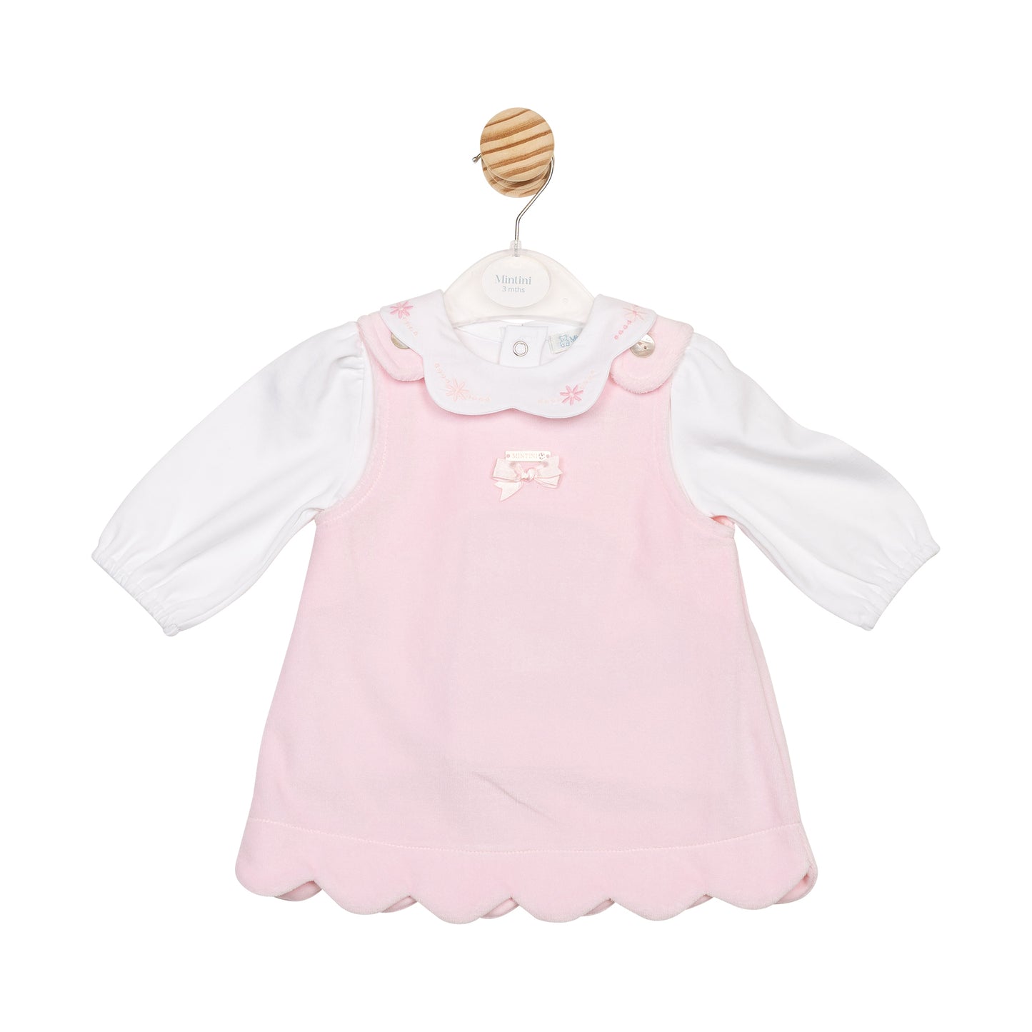 MB6691A | Top & Pinafore - Pink - Pre-order