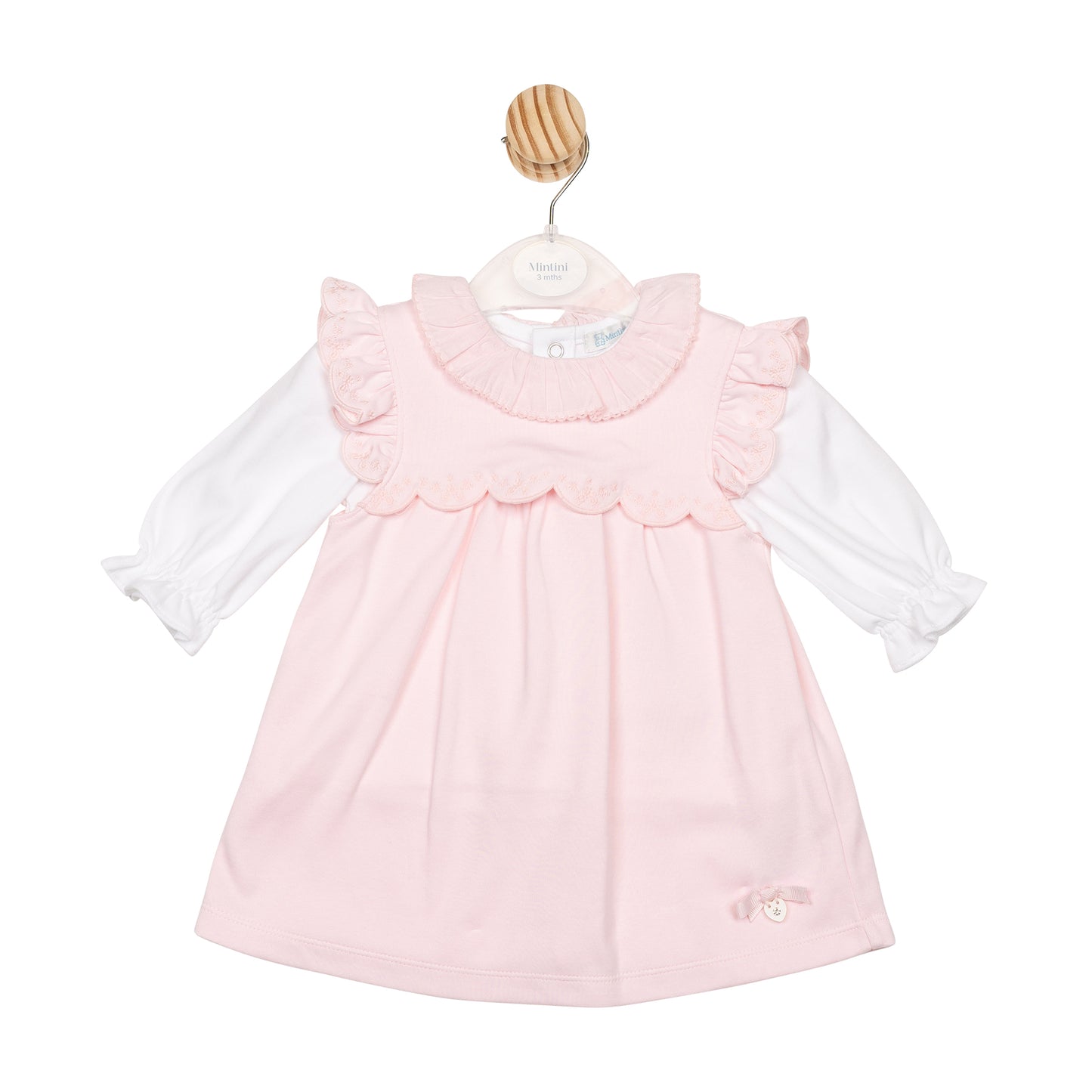 MB6705 | Top & Pinafore- Pink- In Stock