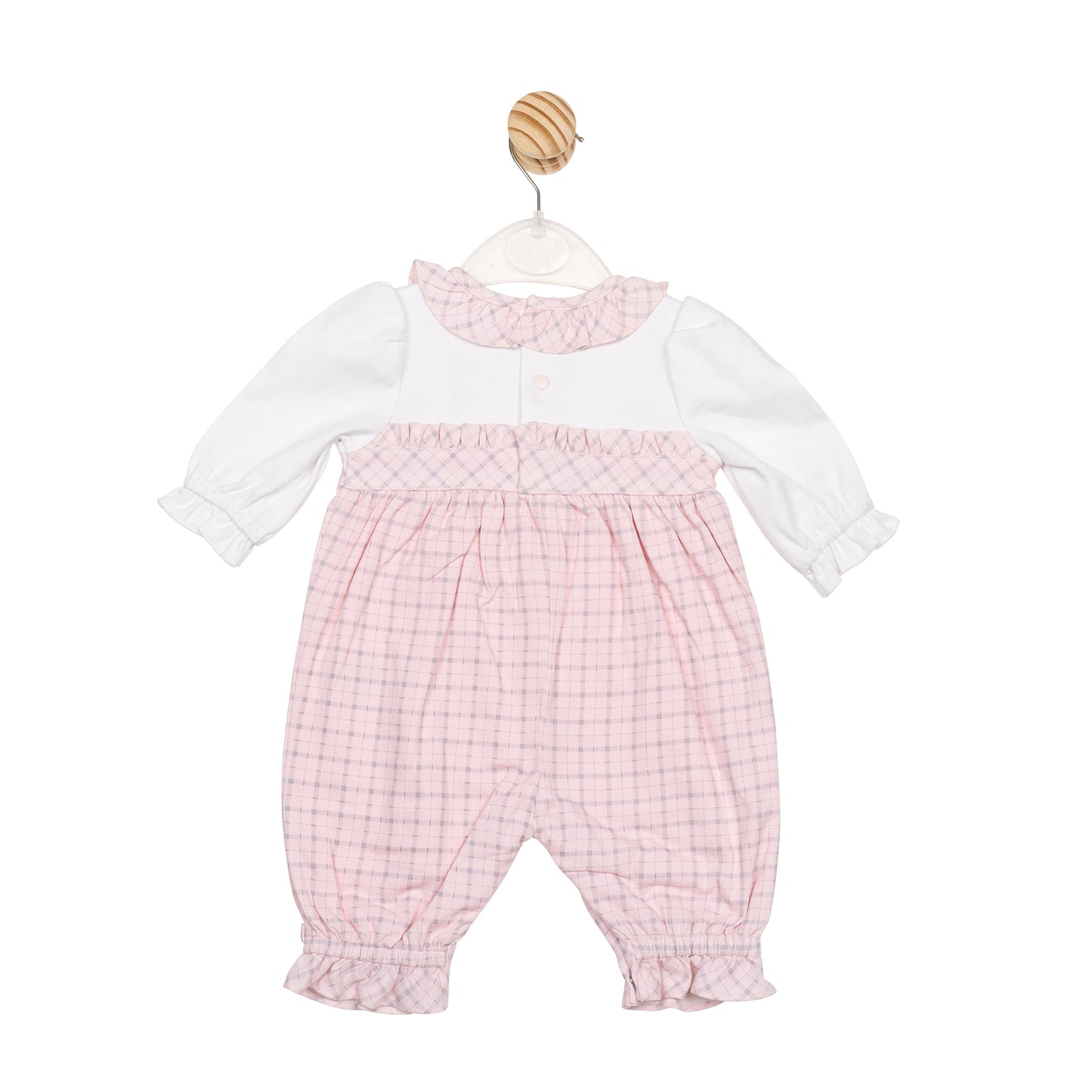 MB6728 | Romper- White/ Pink- In Stock