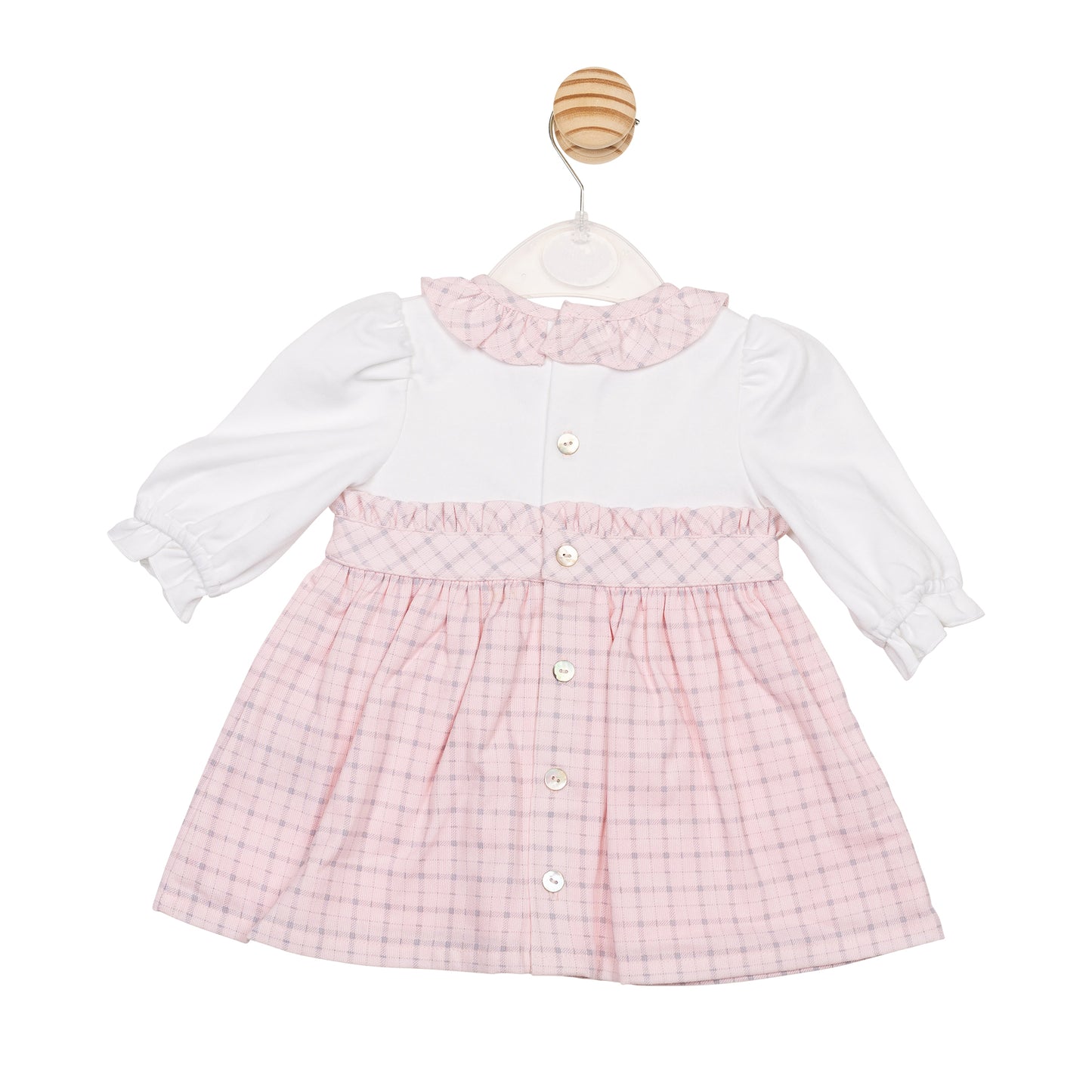 MB6731B | Dress- White/Pink- In Stock