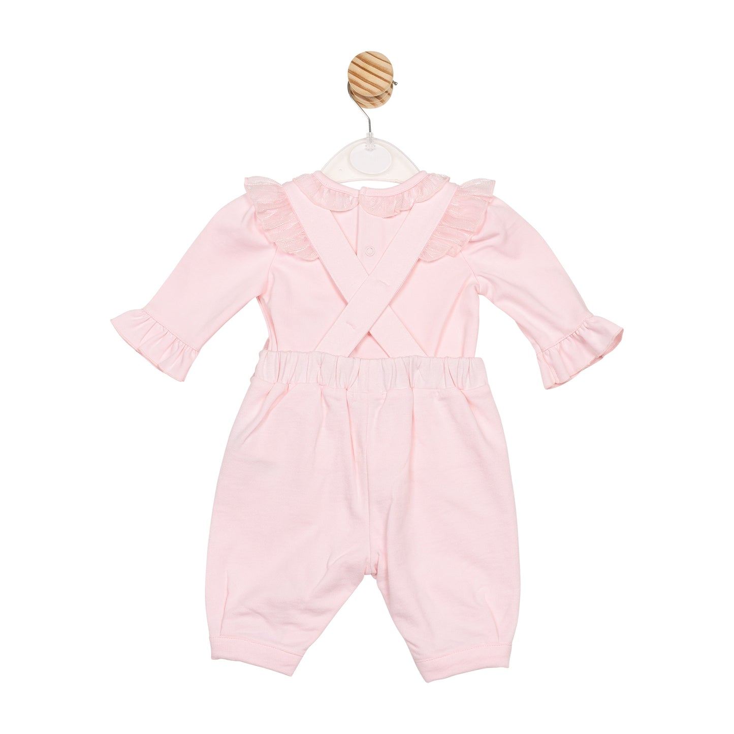 MB6774 | Top & Dungaree- Pink- In Stock