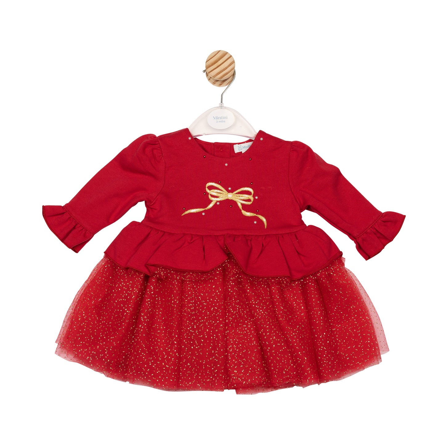 MB6818B | Dress- Red- Preorder
