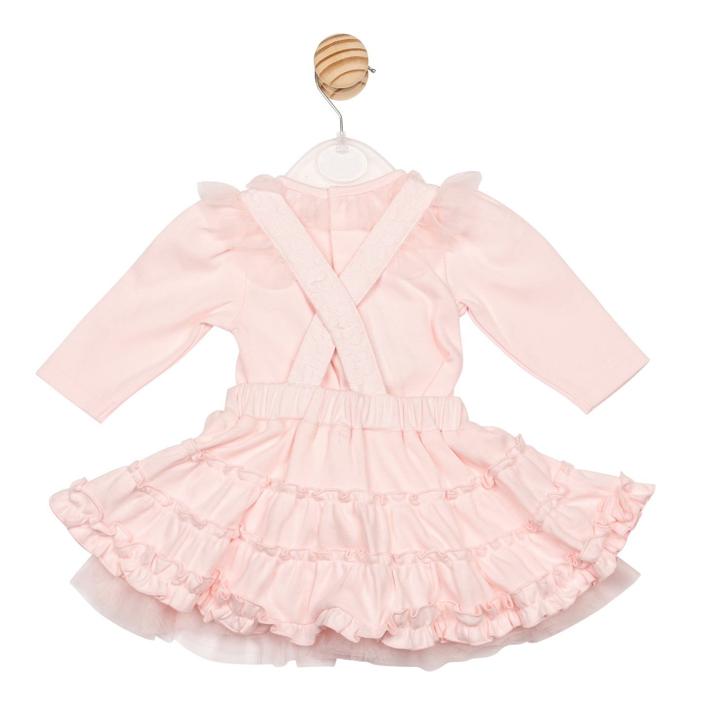 MB6834B | Top & Pinafore- Pink- Preorder