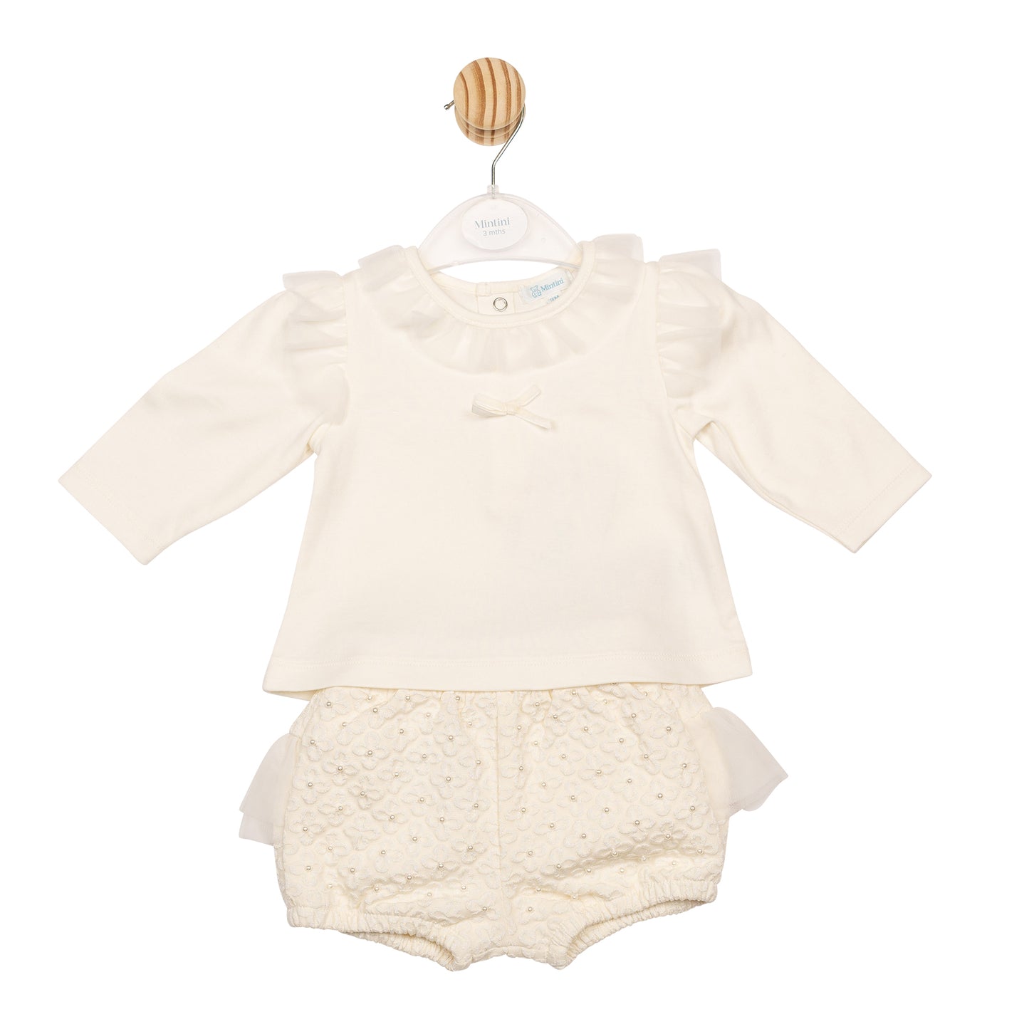 MB6839 | Top & Bloomer- Ivory- Preorder