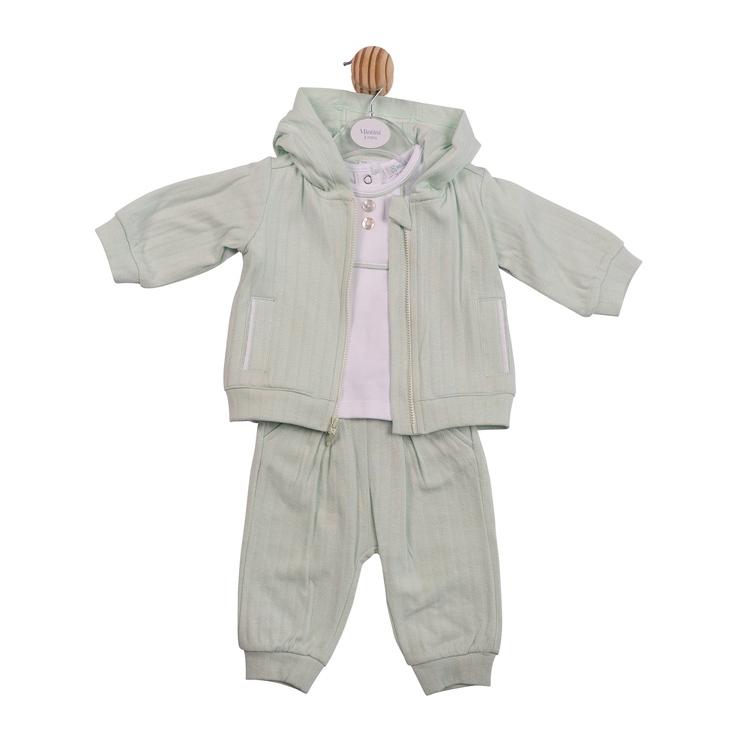 MB6909 - 3pc Jogset - White Pistachio Jacquard-In Stock