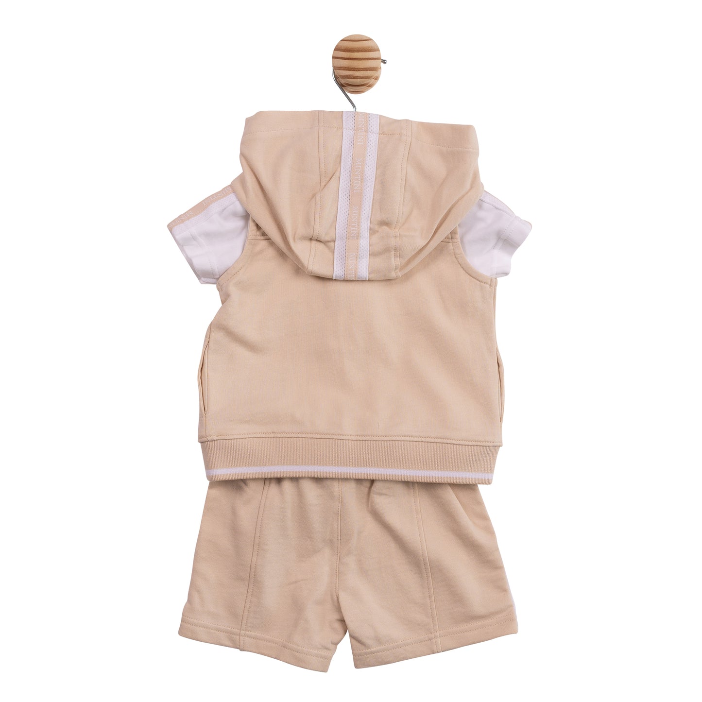 MB6993 - Top Short and Gilet - Beige Tape-In Stock
