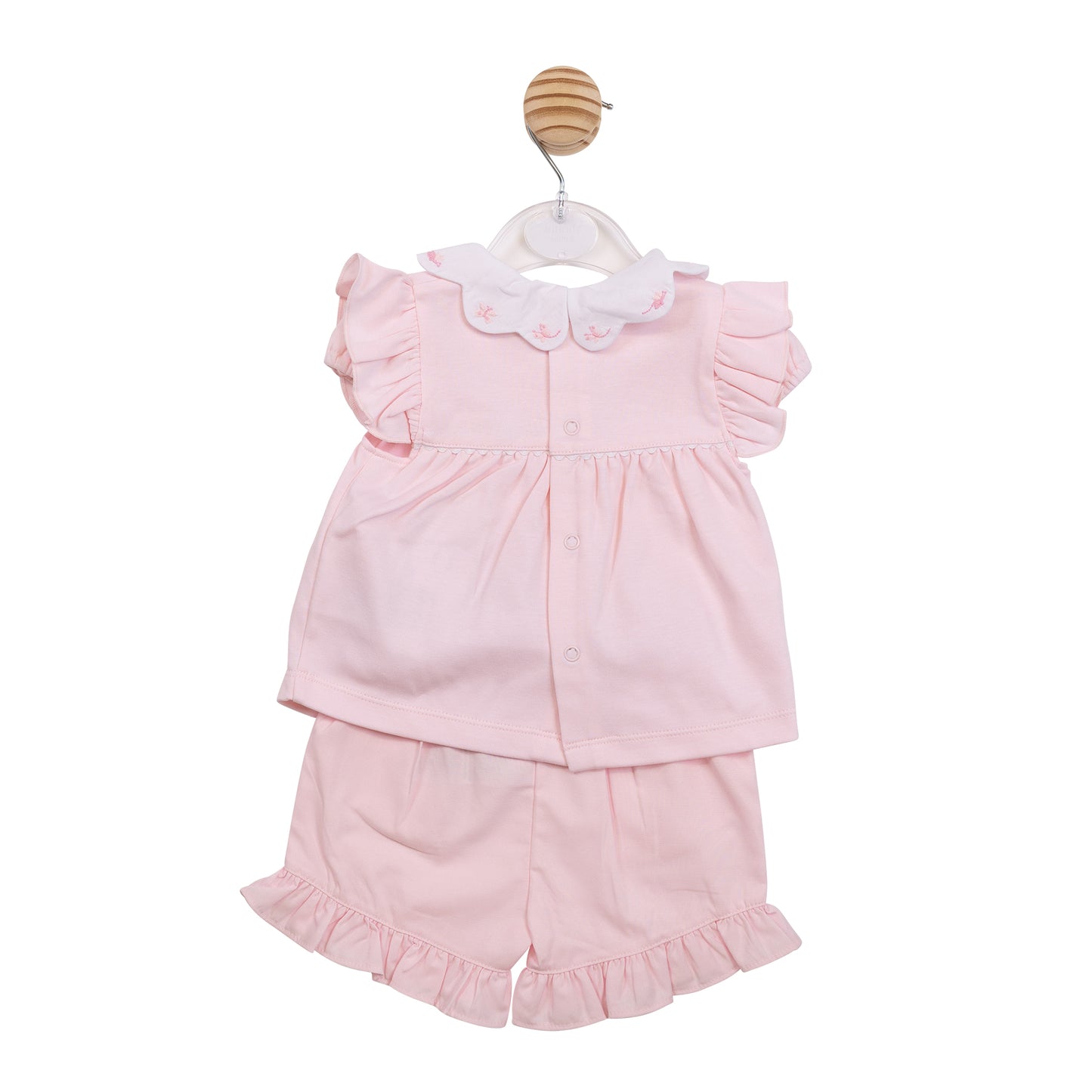 MB7034A - Top & Short - Pink Butterfly-In Stock