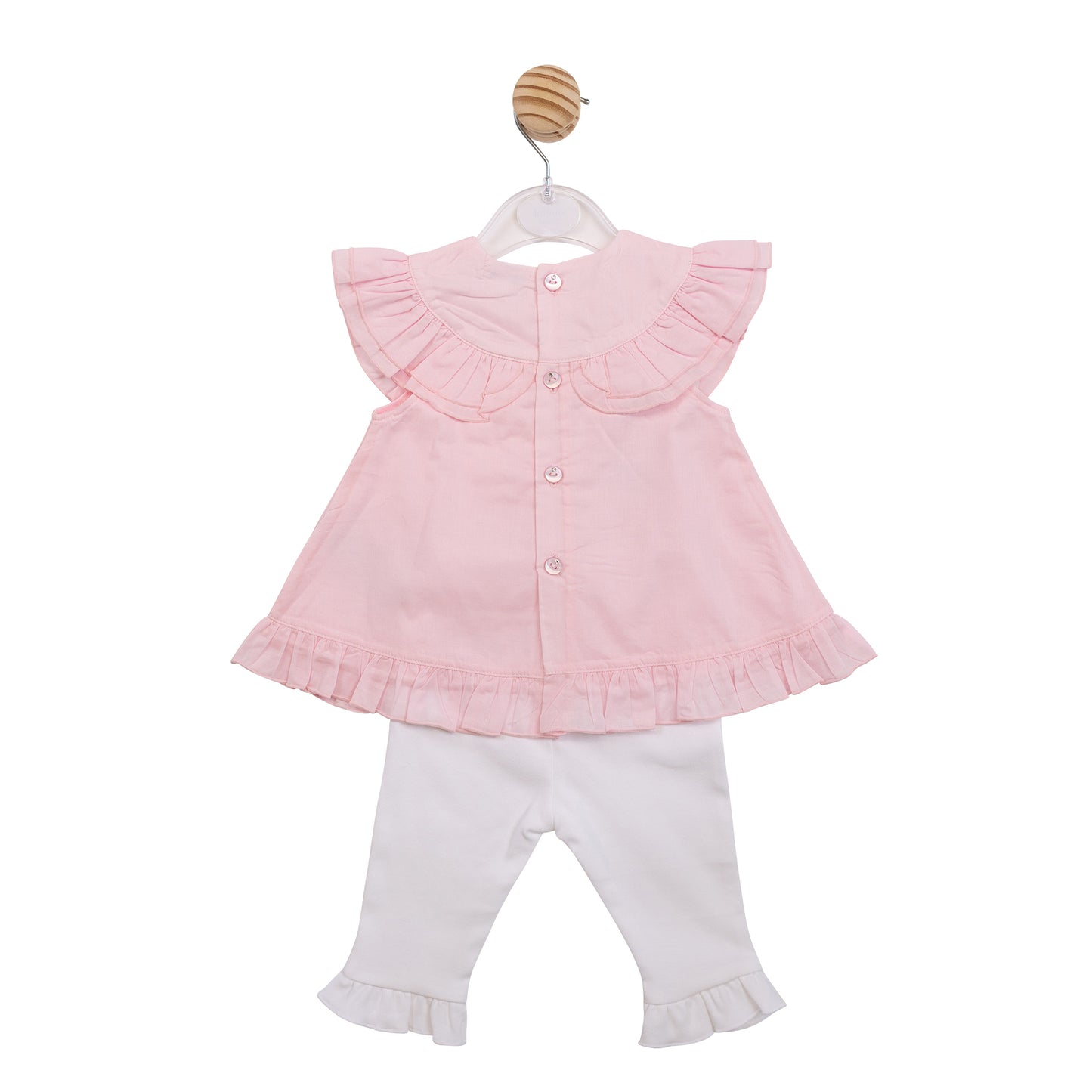 MB7096B - Dress & Legging - Pink/ White Diamante-In Stock