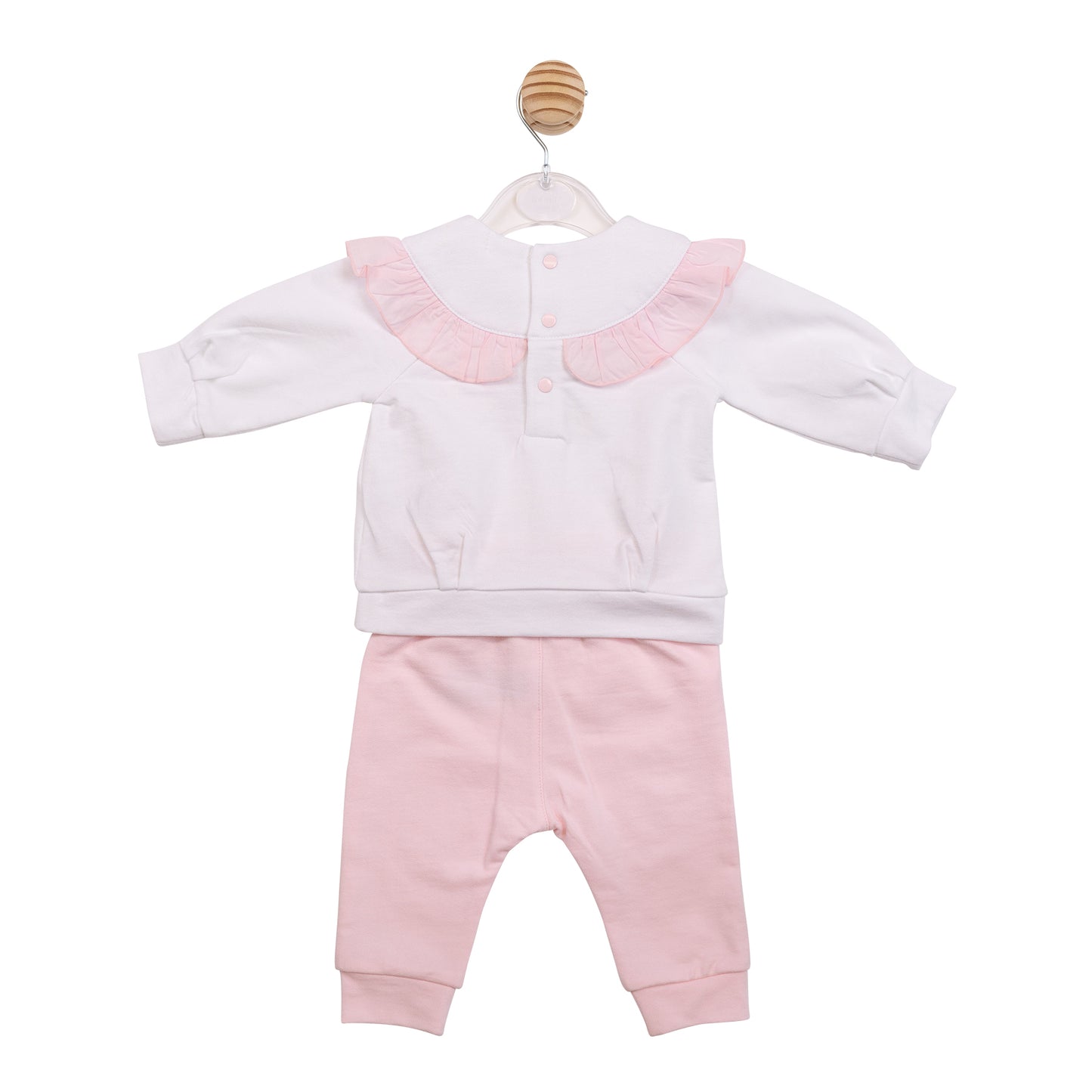 MB7098A - Jogset - White/Pink Diamante-In Stock
