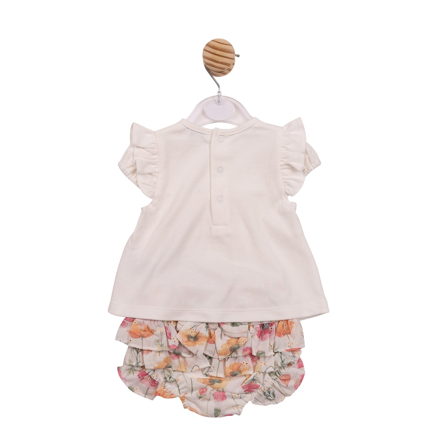 MB7256 - Top & Jam Pant - White/ Floral Broderie-In Stock