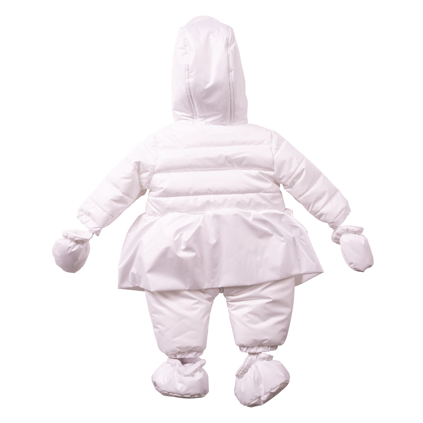 MB7272 - Snowsuit - White - Irredescent- Pre Order