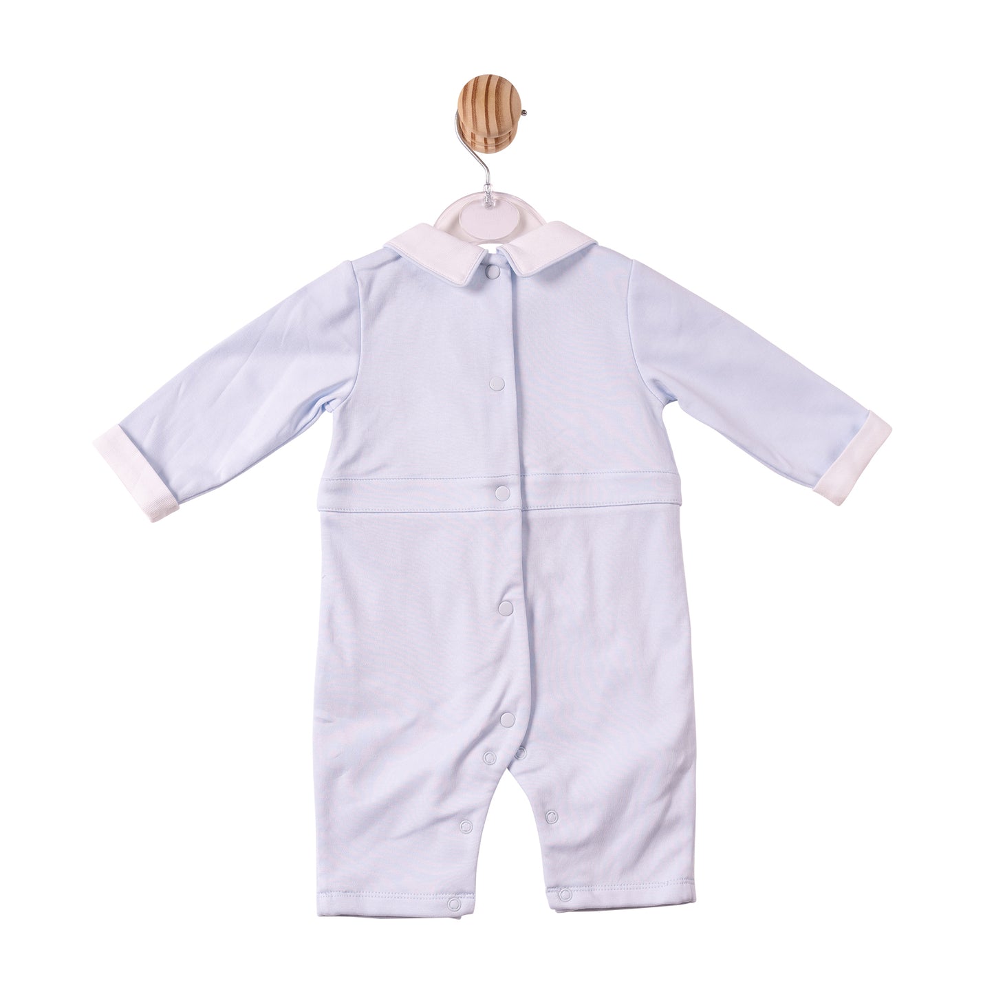 MB7297 - Romper - Blue-Interlock/Pique - Pre Order