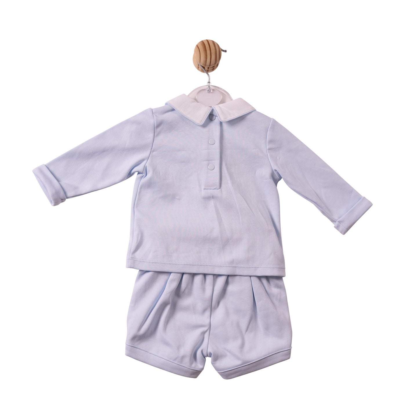 MB7298A - Top & Bloomer Short - Blue-Interlock/Pique - Pre Order