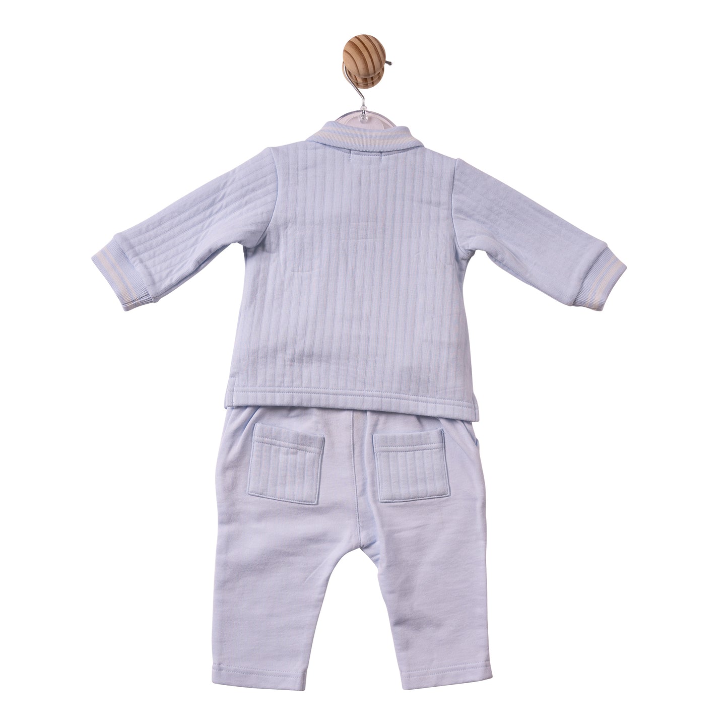 MB7332 - Polo & Trouser - Blue-Drop Needle/French Terry - Pre Order