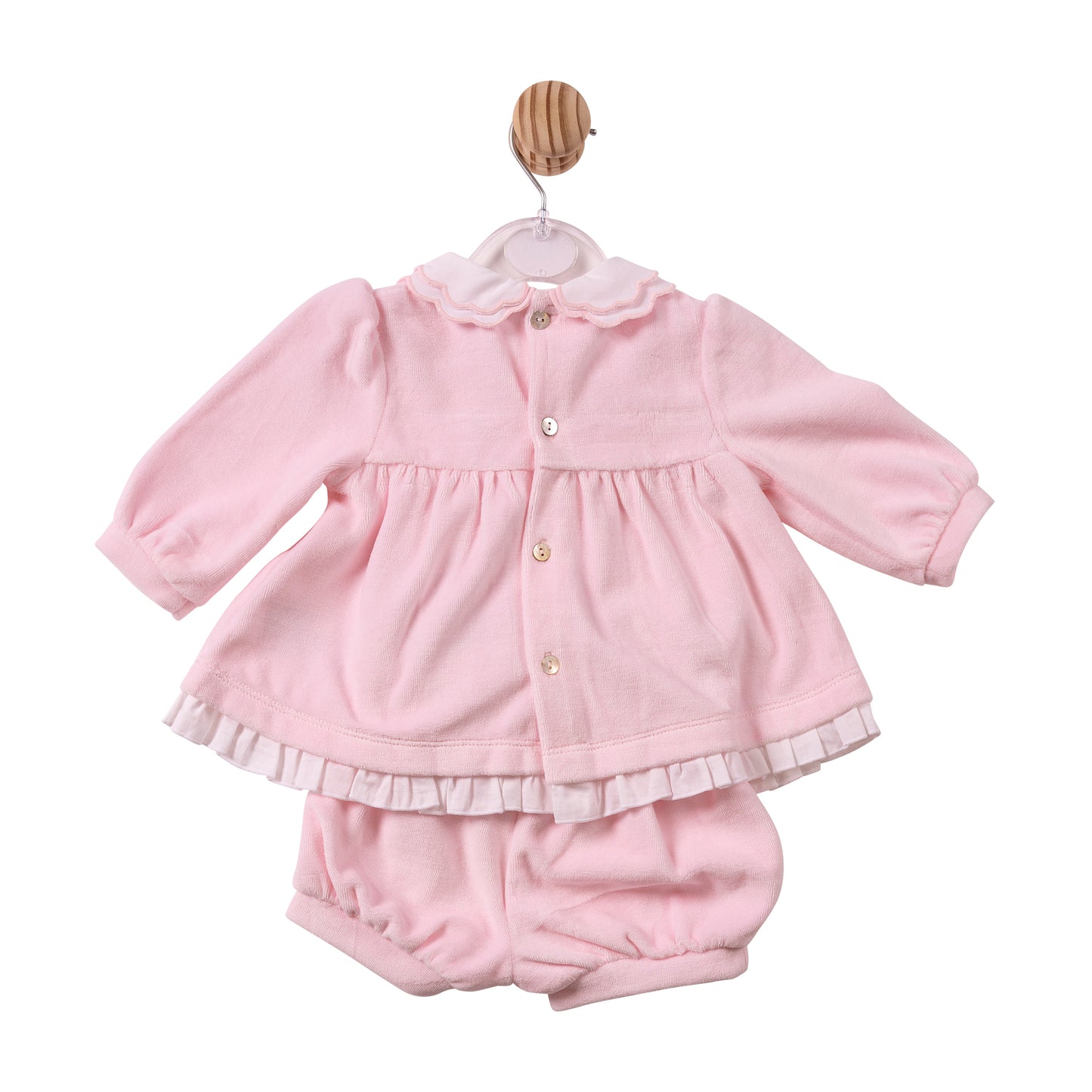 MB7422A- Top & Bloomer- Pink - Smocking- Pre Order