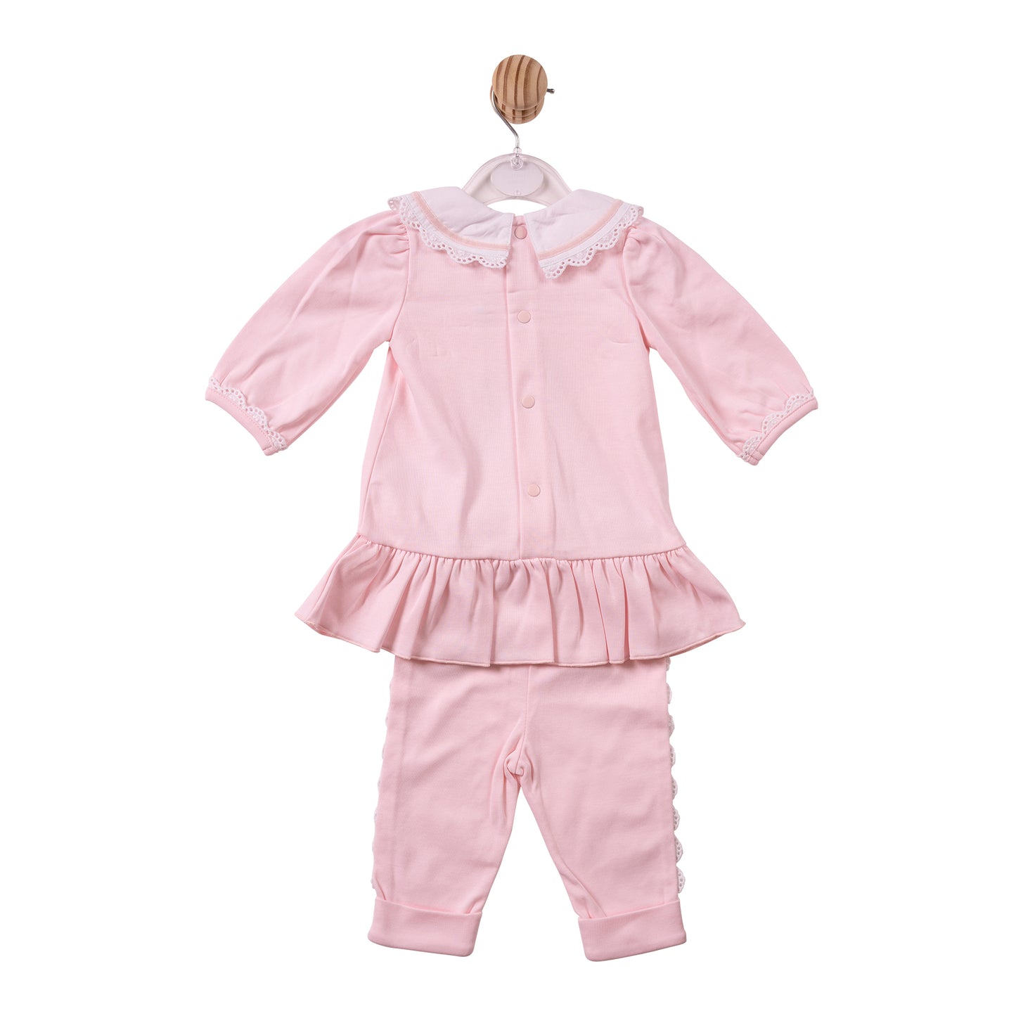 MB7435A - Tunic & Legging - Pink - Lace/Interlock - Pre Order