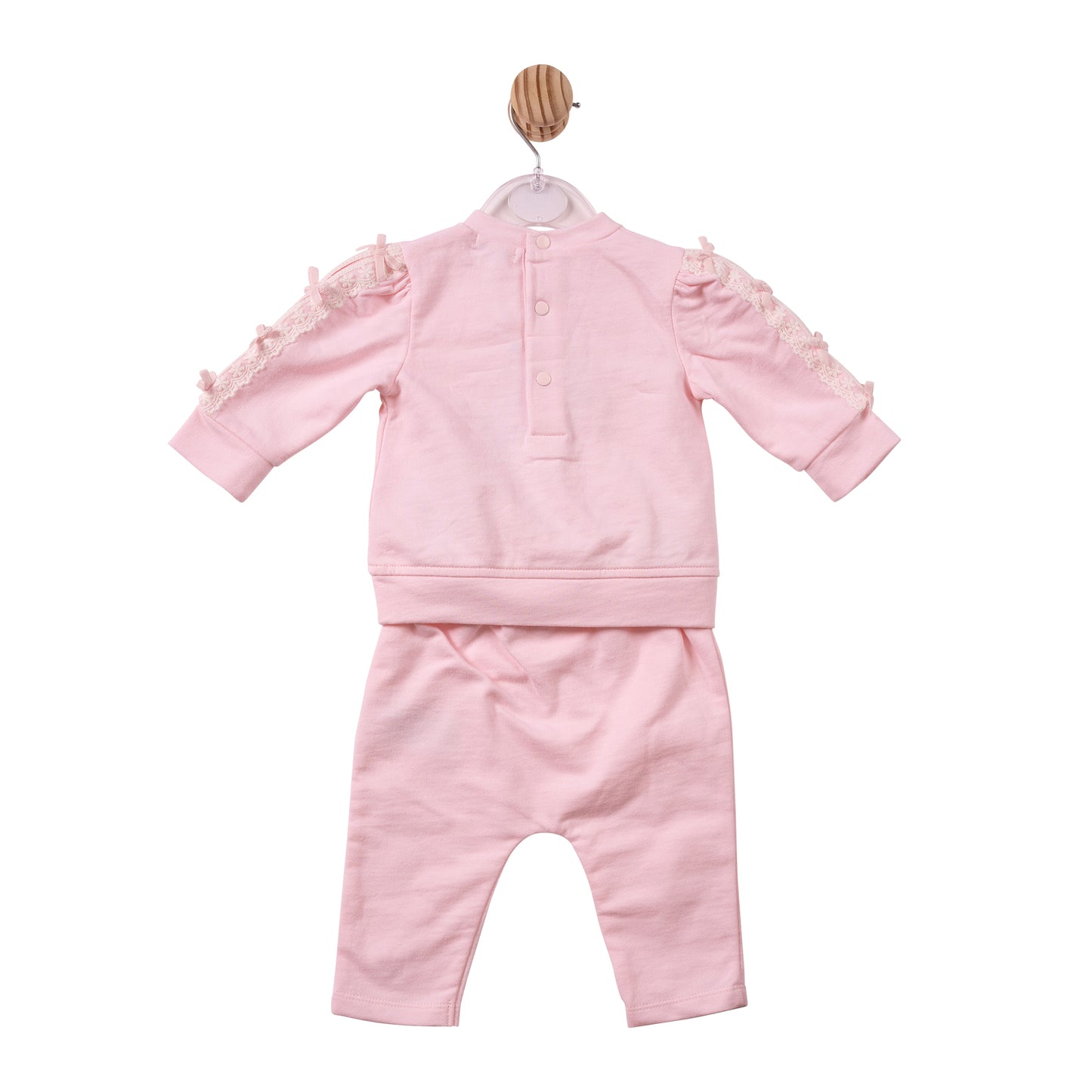 MB7470A - Jogset - Pink - Lace/Bows - Pre Order
